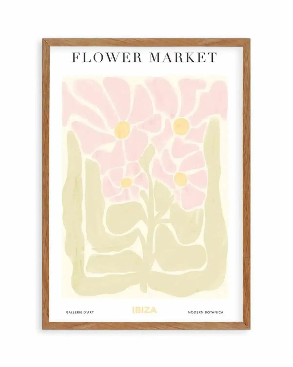 Flower Market Ibiza Art Print from Olive et Oriel where you can shop wallpaper and artworks online