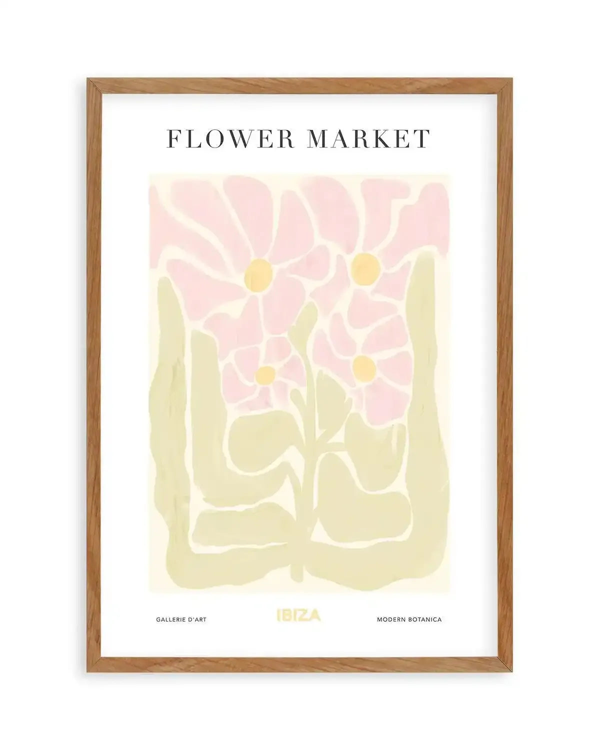 Flower Market Ibiza Art Print-PRINT-Olive et Oriel-Olive et Oriel-50x70 cm | 19.6" x 27.5"-Walnut-With White Border-Buy-Australian-Art-Prints-Online-with-Olive-et-Oriel-Your-Artwork-Specialists-Austrailia-Decorate-With-Coastal-Photo-Wall-Art-Prints-From-Our-Beach-House-Artwork-Collection-Fine-Poster-and-Framed-Artwork
