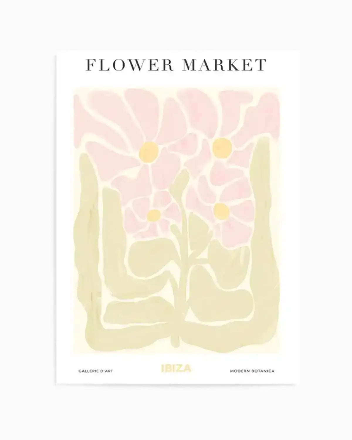 Flower Market Ibiza Art Print from Olive et Oriel where you can shop wallpaper and artworks online