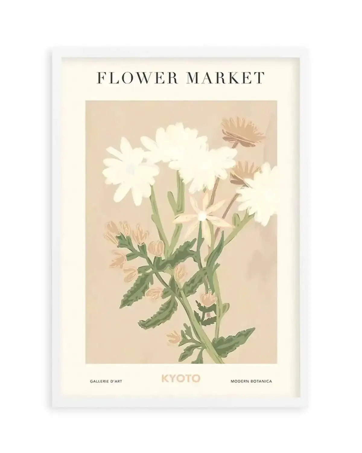 Flower Market Kyoto Art Print from Olive et Oriel where you can shop wallpaper and artworks online