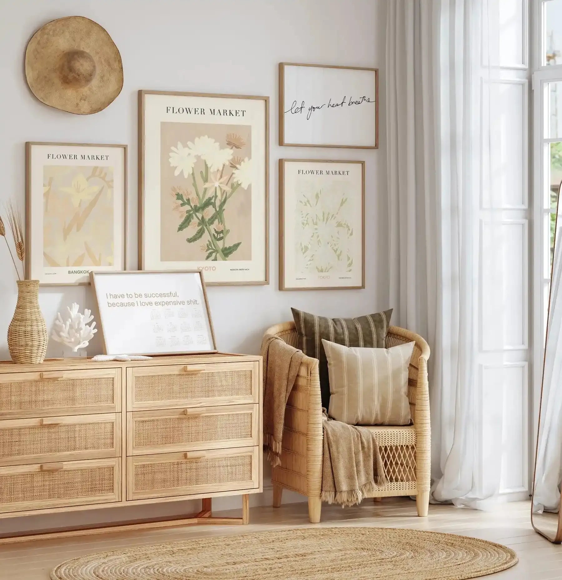 Flower Market Kyoto Art Print-PRINT-Olive et Oriel-Olive et Oriel-Buy-Australian-Art-Prints-Online-with-Olive-et-Oriel-Your-Artwork-Specialists-Austrailia-Decorate-With-Coastal-Photo-Wall-Art-Prints-From-Our-Beach-House-Artwork-Collection-Fine-Poster-and-Framed-Artwork