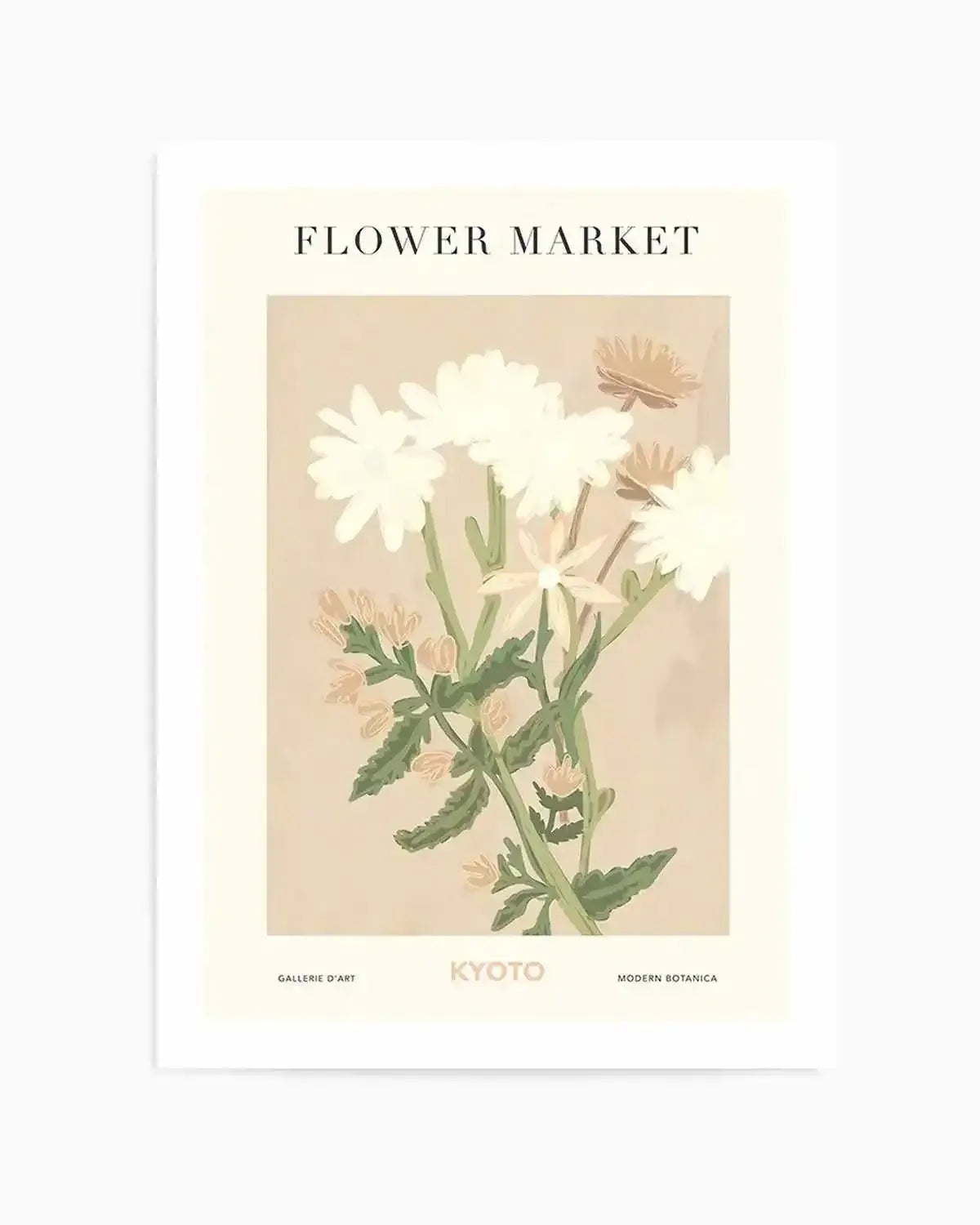 Flower Market Kyoto Art Print from Olive et Oriel where you can shop wallpaper and artworks online