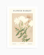 Flower Market Kyoto Art Print