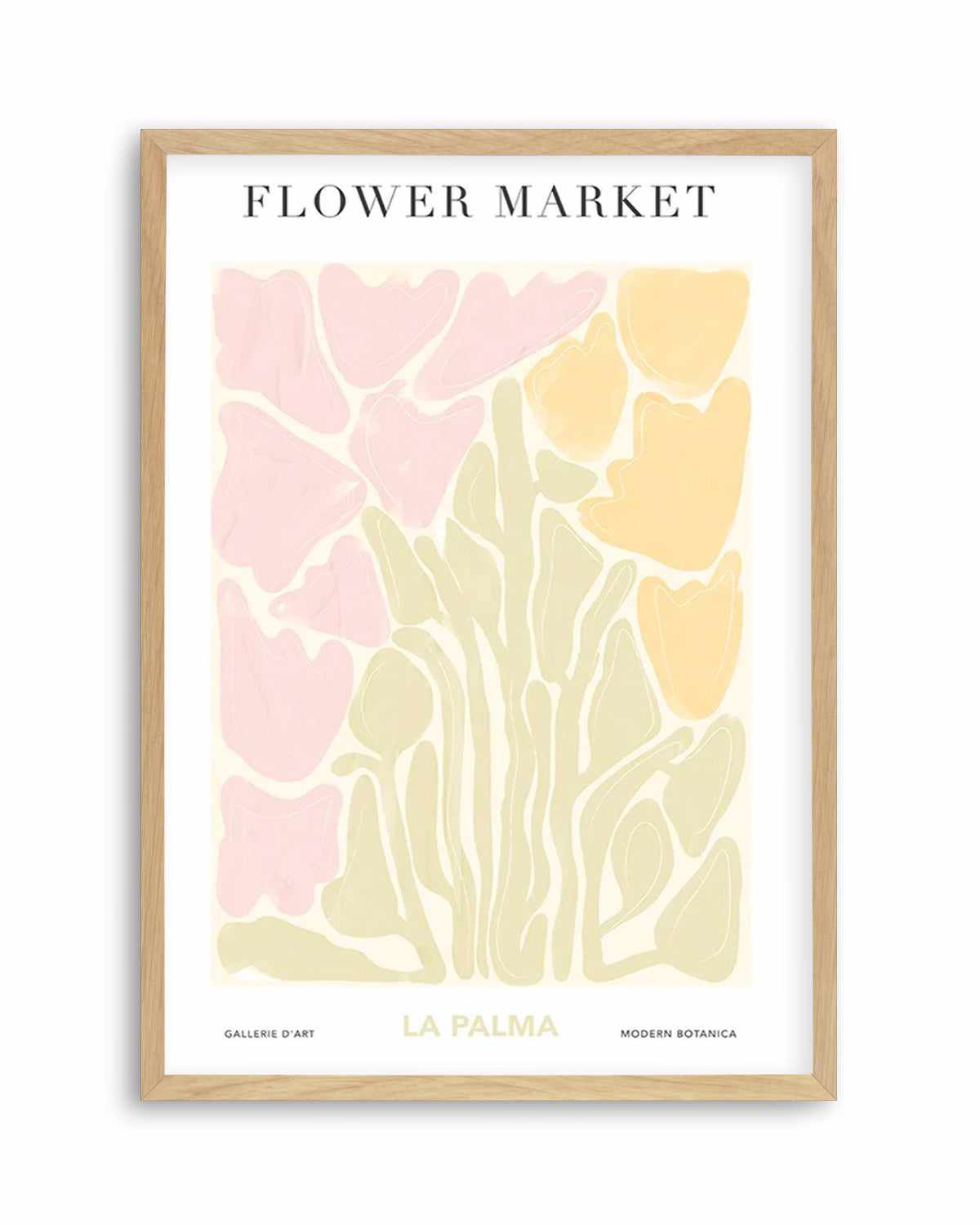 Flower Market La Palma Art Print