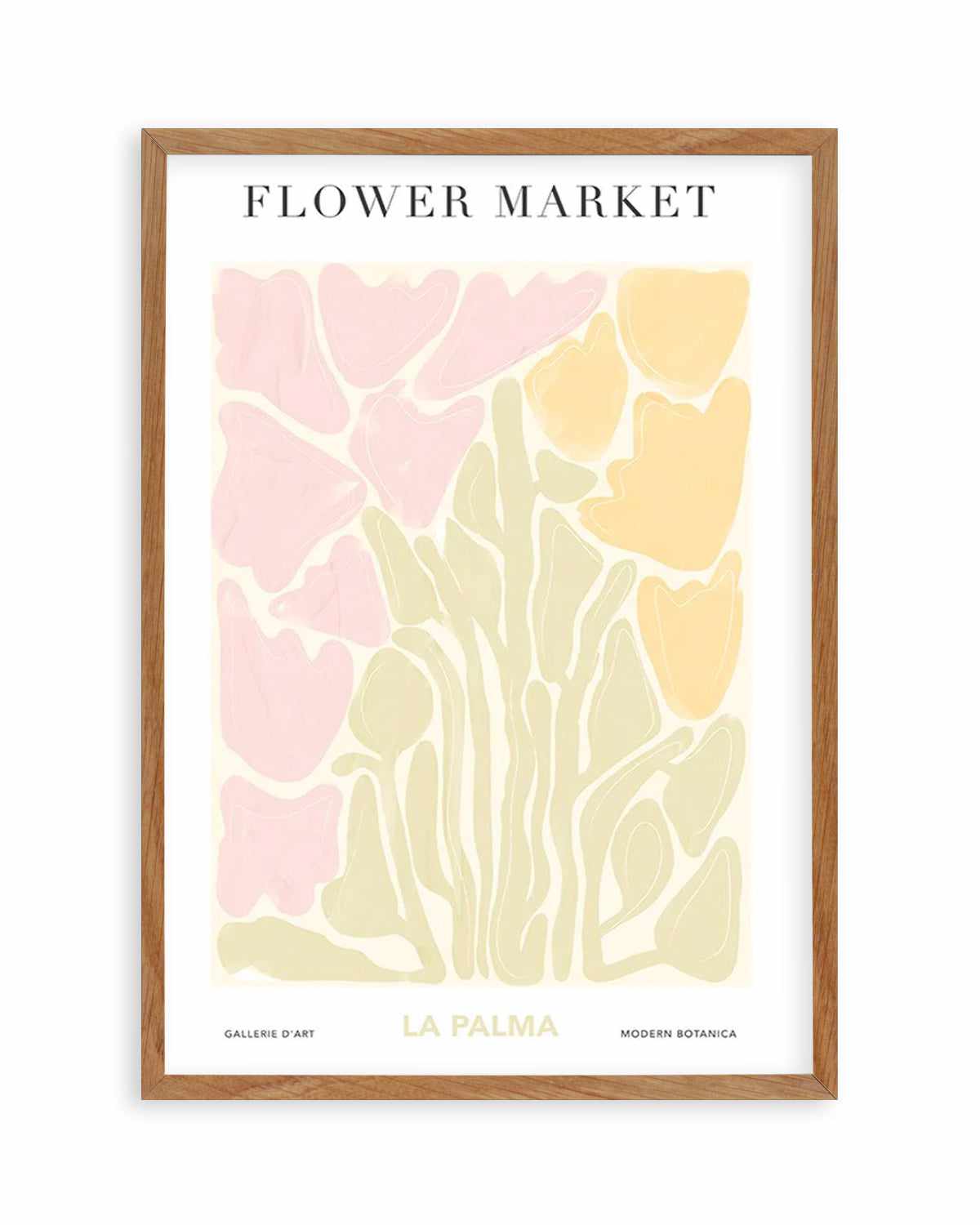 Flower Market La Palma Art Print