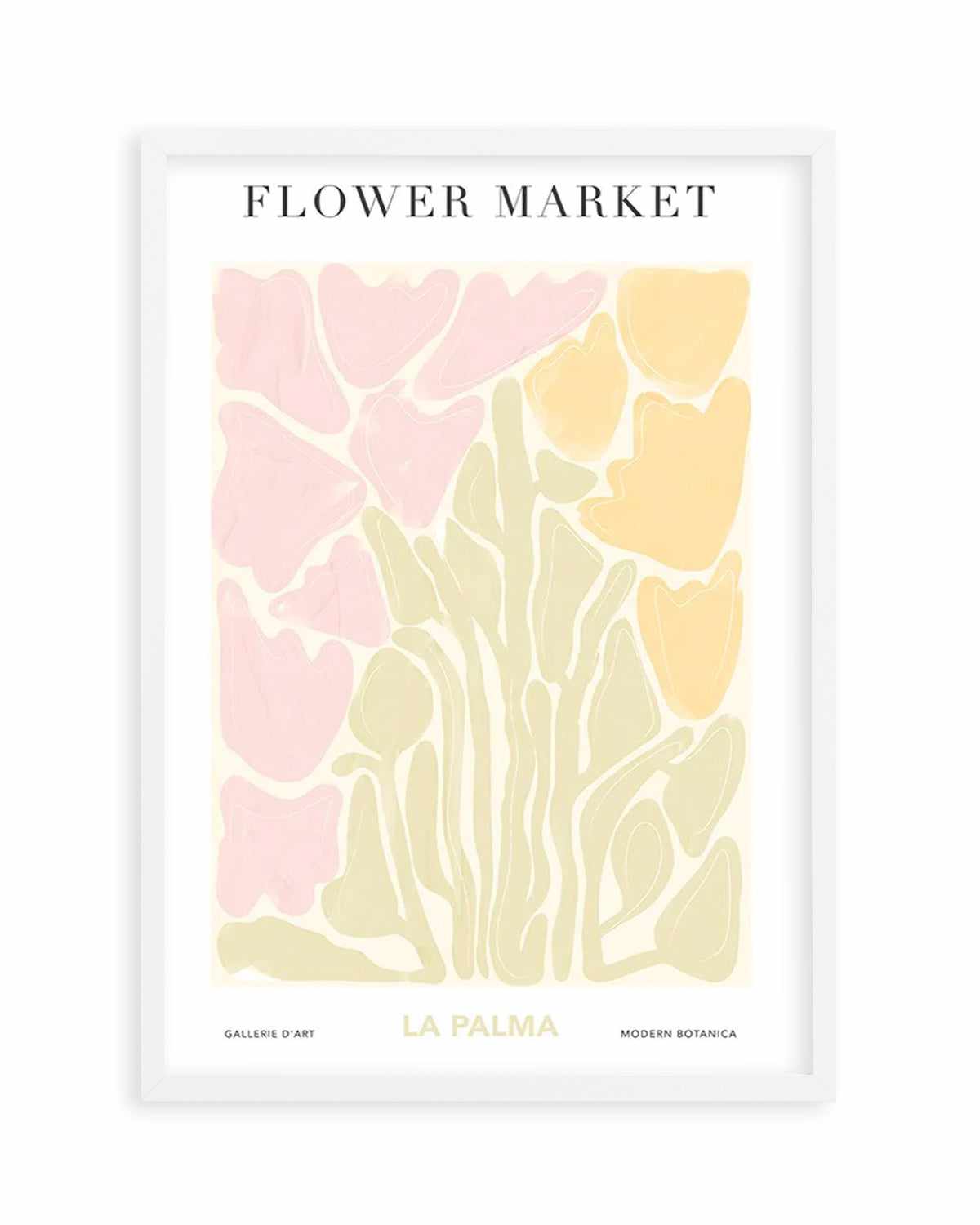 Flower Market La Palma Art Print