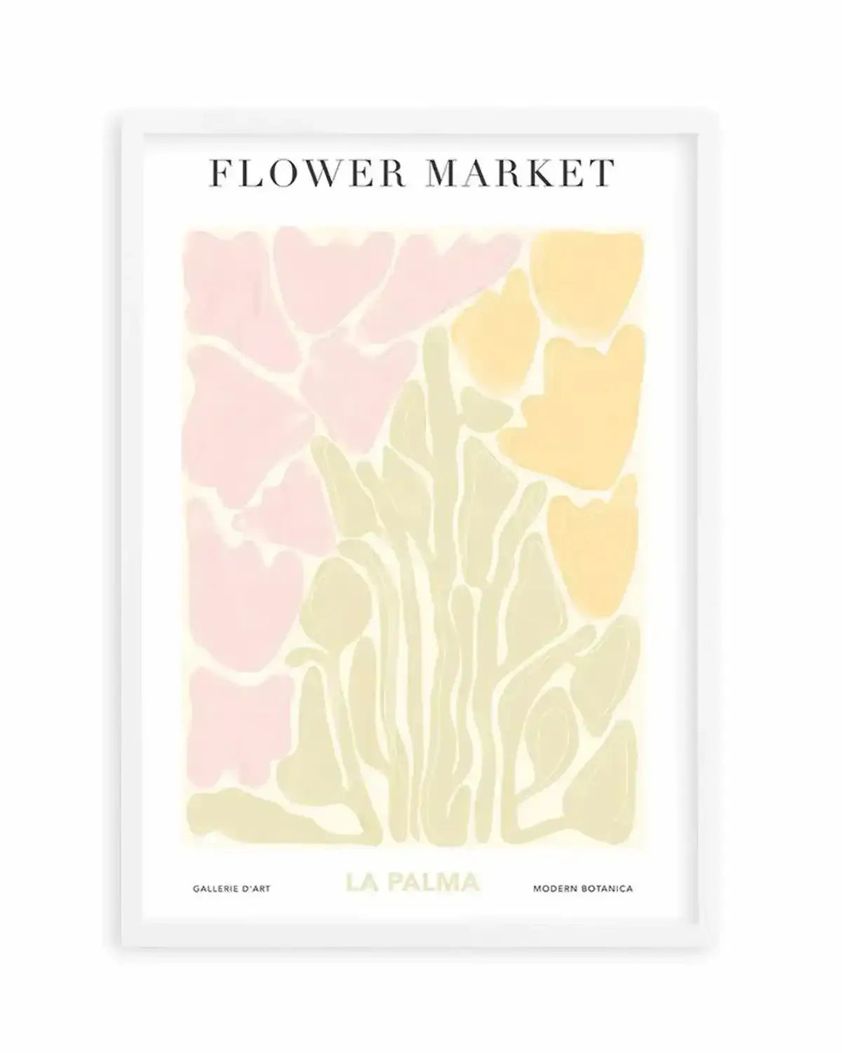 Flower Market La Palma Art Print from Olive et Oriel where you can shop wallpaper and artworks online