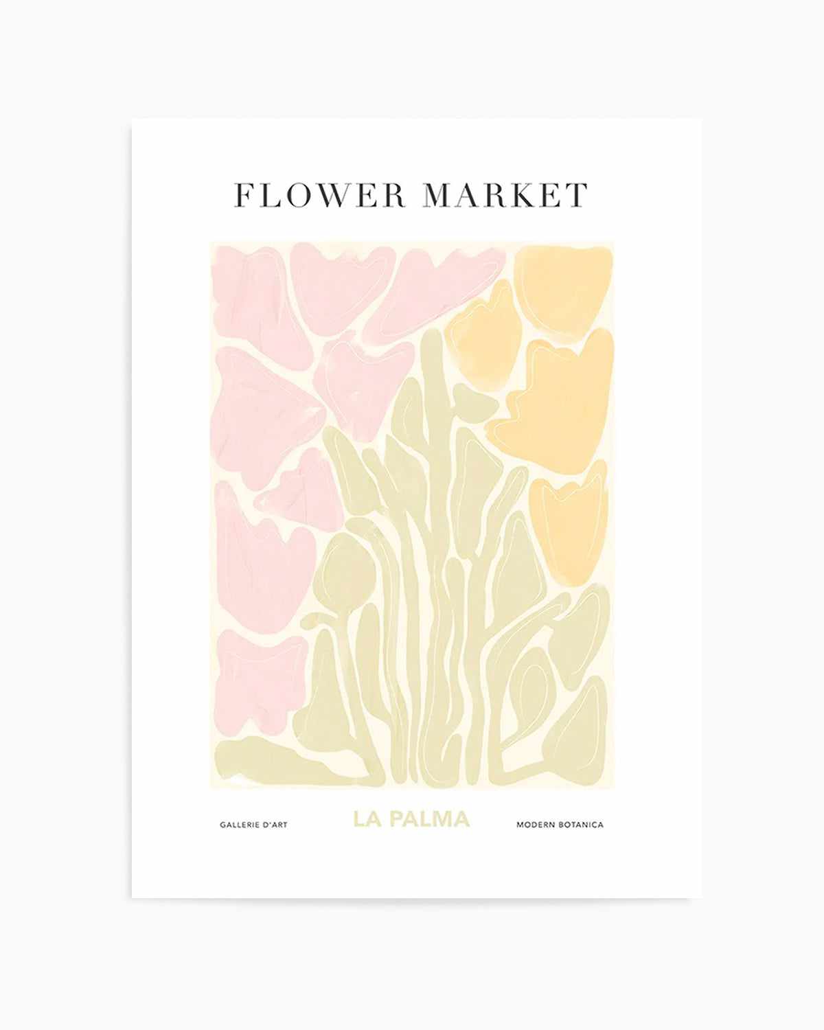 Flower Market La Palma Art Print