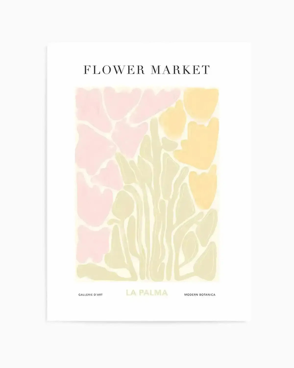 Flower Market La Palma Art Print from Olive et Oriel where you can shop wallpaper and artworks online