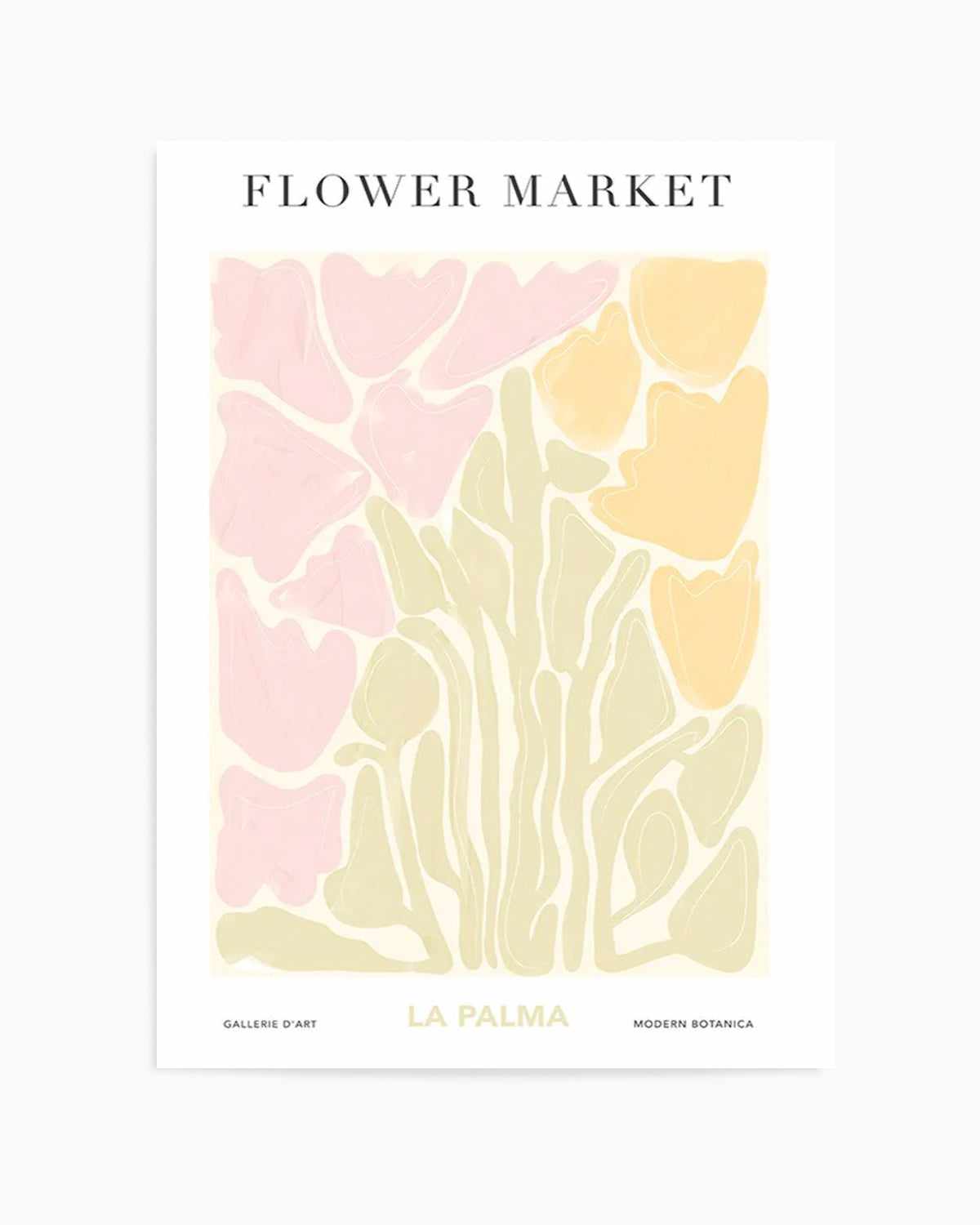 Flower Market La Palma Art Print