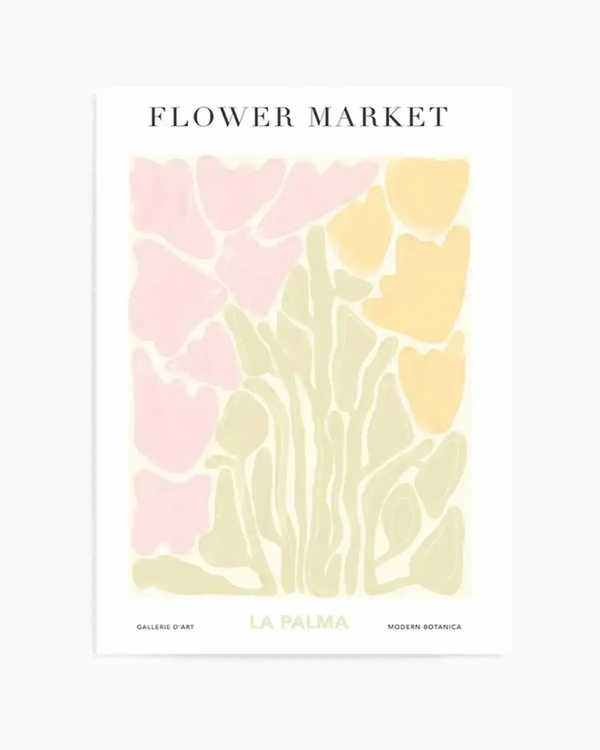 Flower Market La Palma Art Print from Olive et Oriel where you can shop wallpaper and artworks online