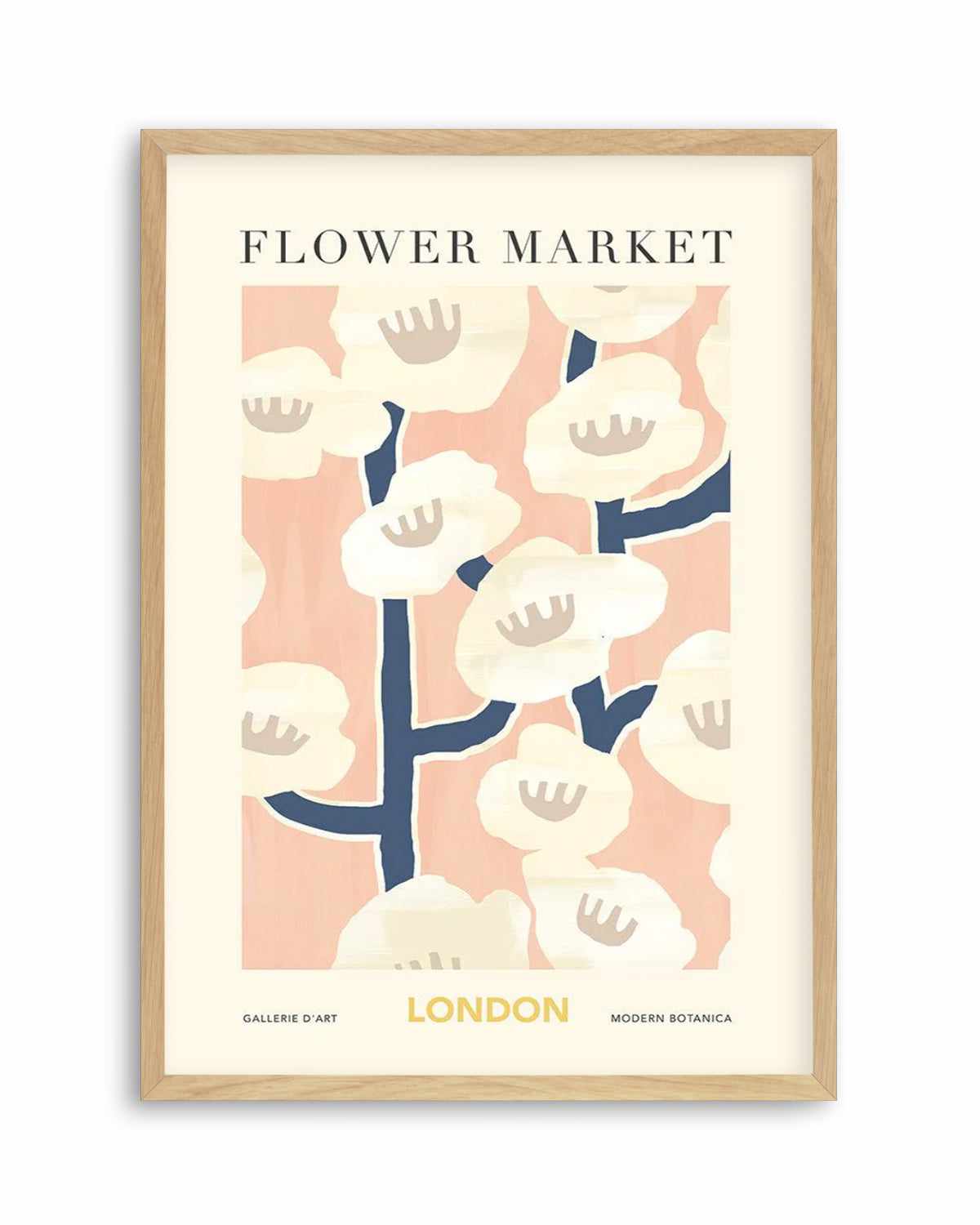 Flower Market London Art Print