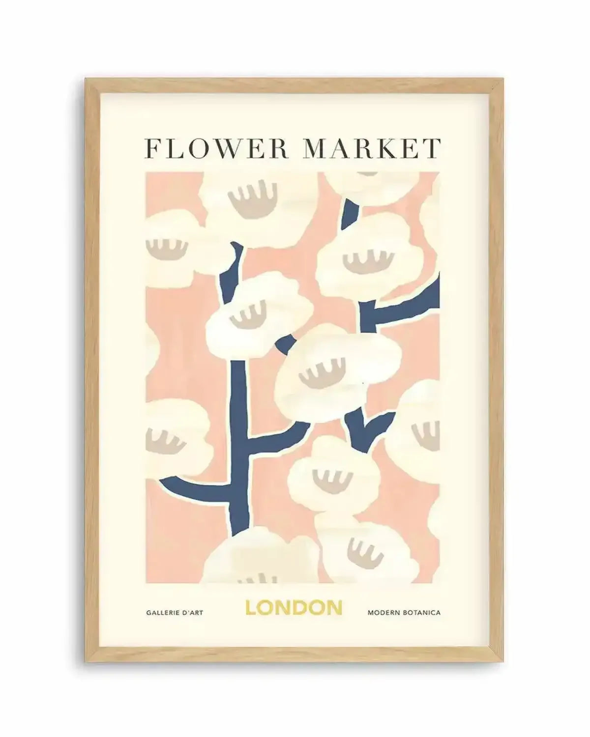 Flower Market London Art Print from Olive et Oriel where you can shop wallpaper and artworks online