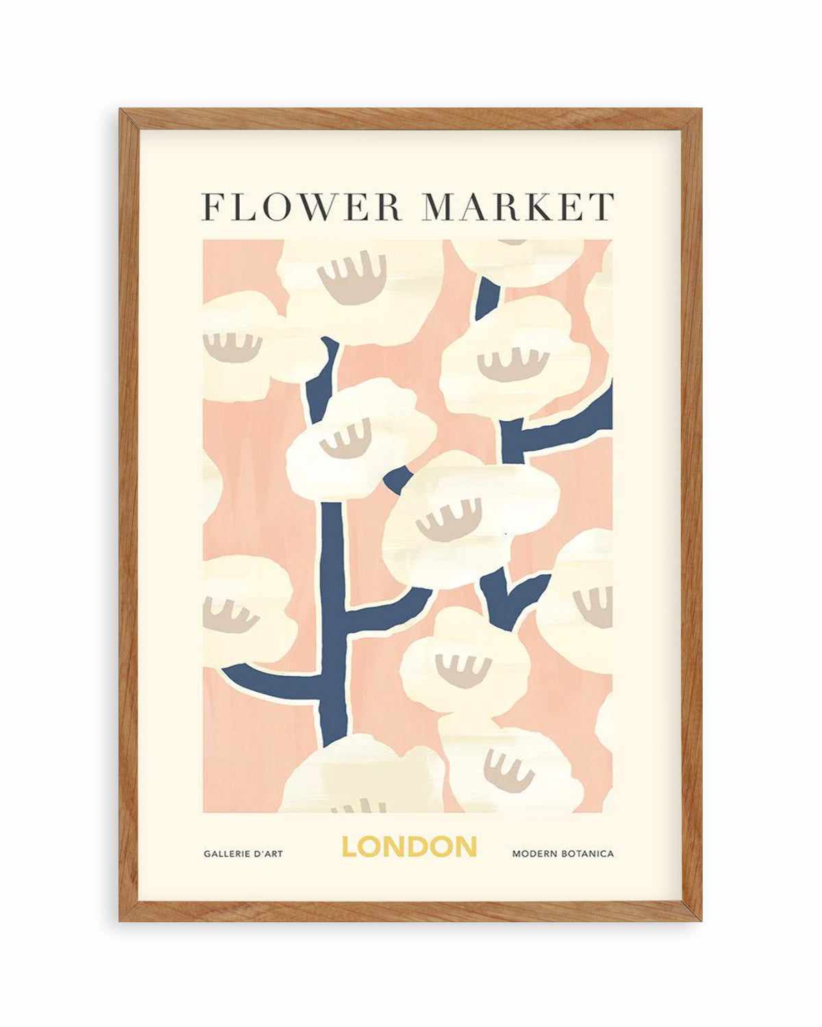 Flower Market London Art Print