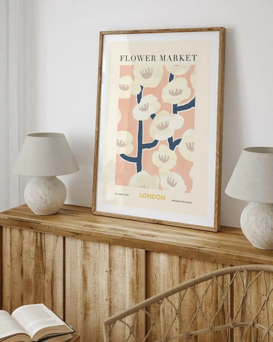 Flower Market London Art Print-PRINT-Olive et Oriel-Olive et Oriel-Buy-Australian-Art-Prints-Online-with-Olive-et-Oriel-Your-Artwork-Specialists-Austrailia-Decorate-With-Coastal-Photo-Wall-Art-Prints-From-Our-Beach-House-Artwork-Collection-Fine-Poster-and-Framed-Artwork