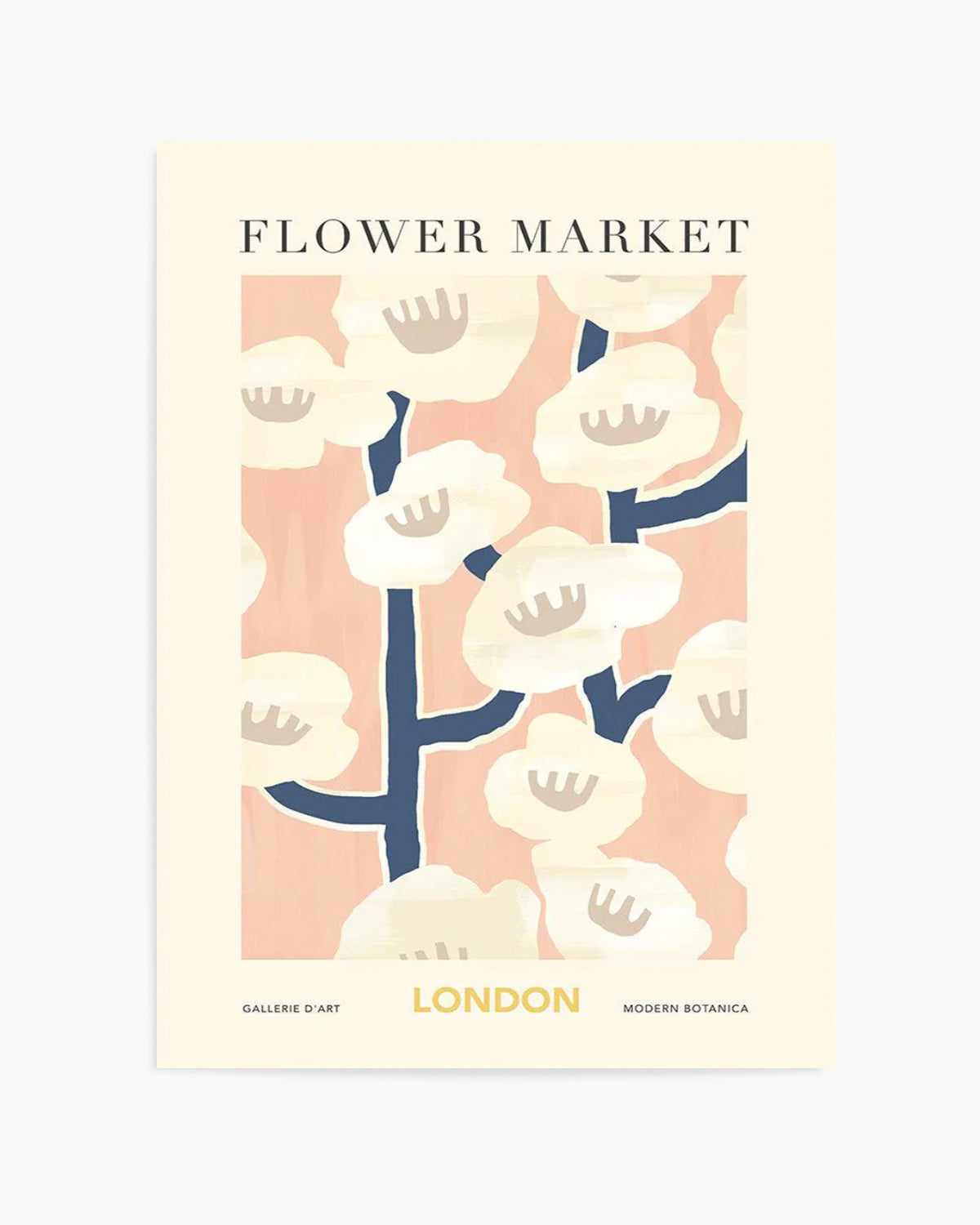 Flower Market London Art Print