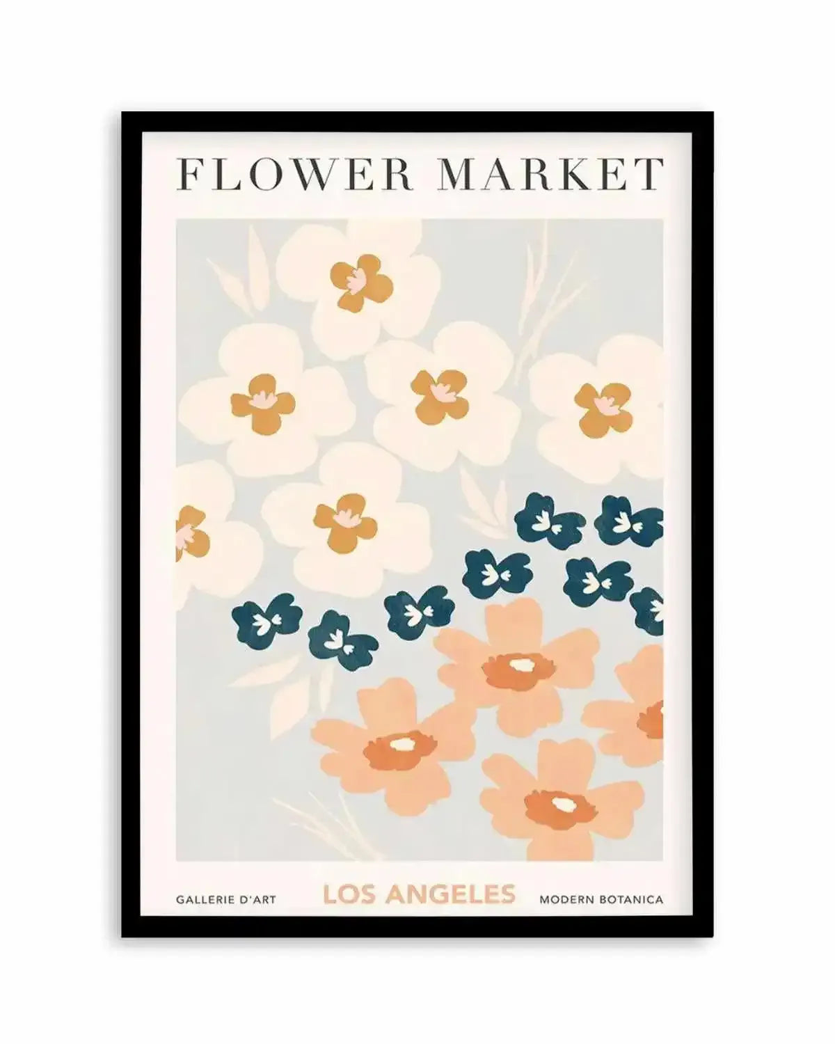Flower Market Los Angeles Art Print from Olive et Oriel where you can shop wallpaper and artworks online