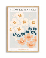 Flower Market Los Angeles Art Print