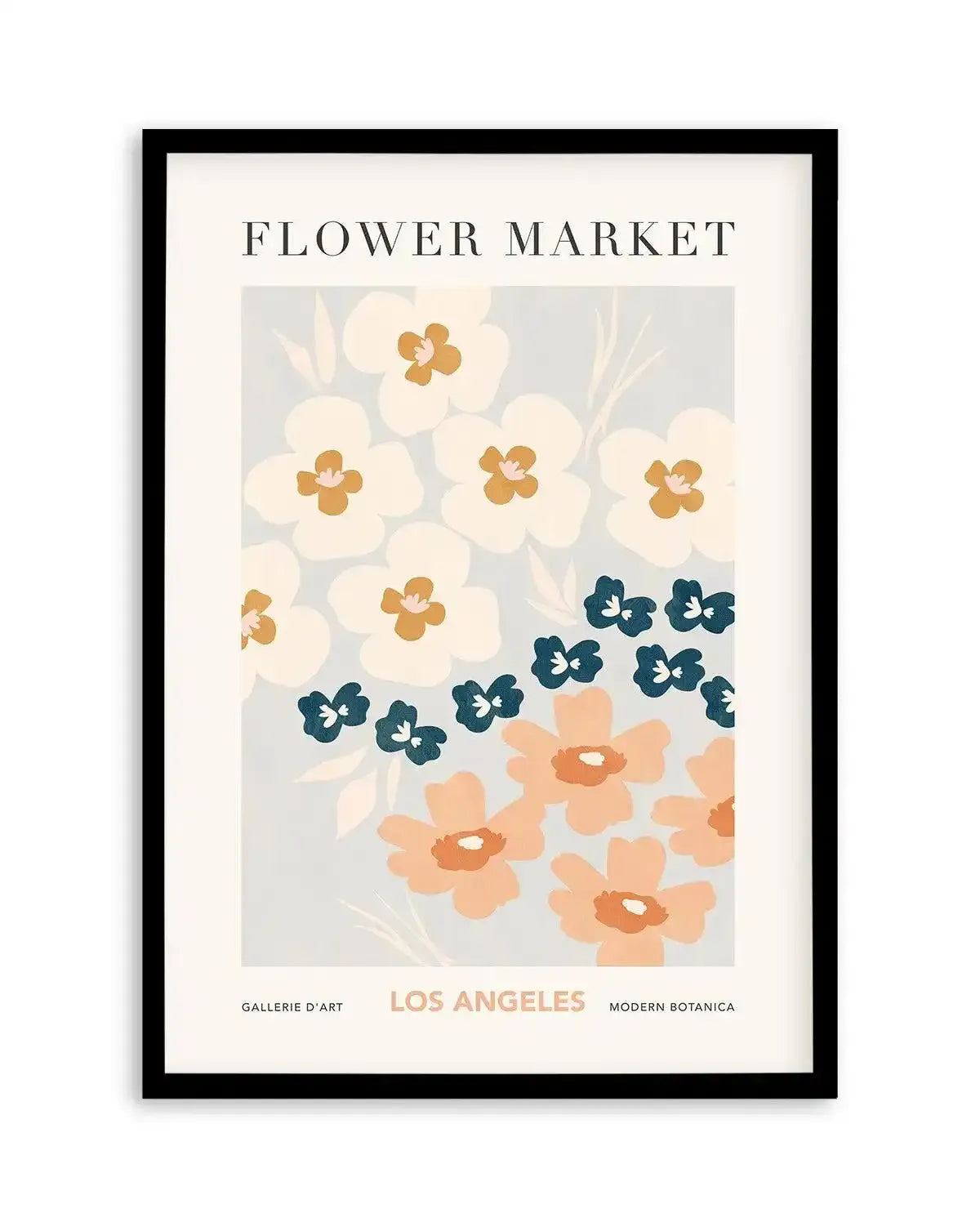Flower Market Los Angeles Art Print-PRINT-Olive et Oriel-Olive et Oriel-A5 | 5.8" x 8.3" | 14.8 x 21cm-Black-With White Border-Buy-Australian-Art-Prints-Online-with-Olive-et-Oriel-Your-Artwork-Specialists-Austrailia-Decorate-With-Coastal-Photo-Wall-Art-Prints-From-Our-Beach-House-Artwork-Collection-Fine-Poster-and-Framed-Artwork