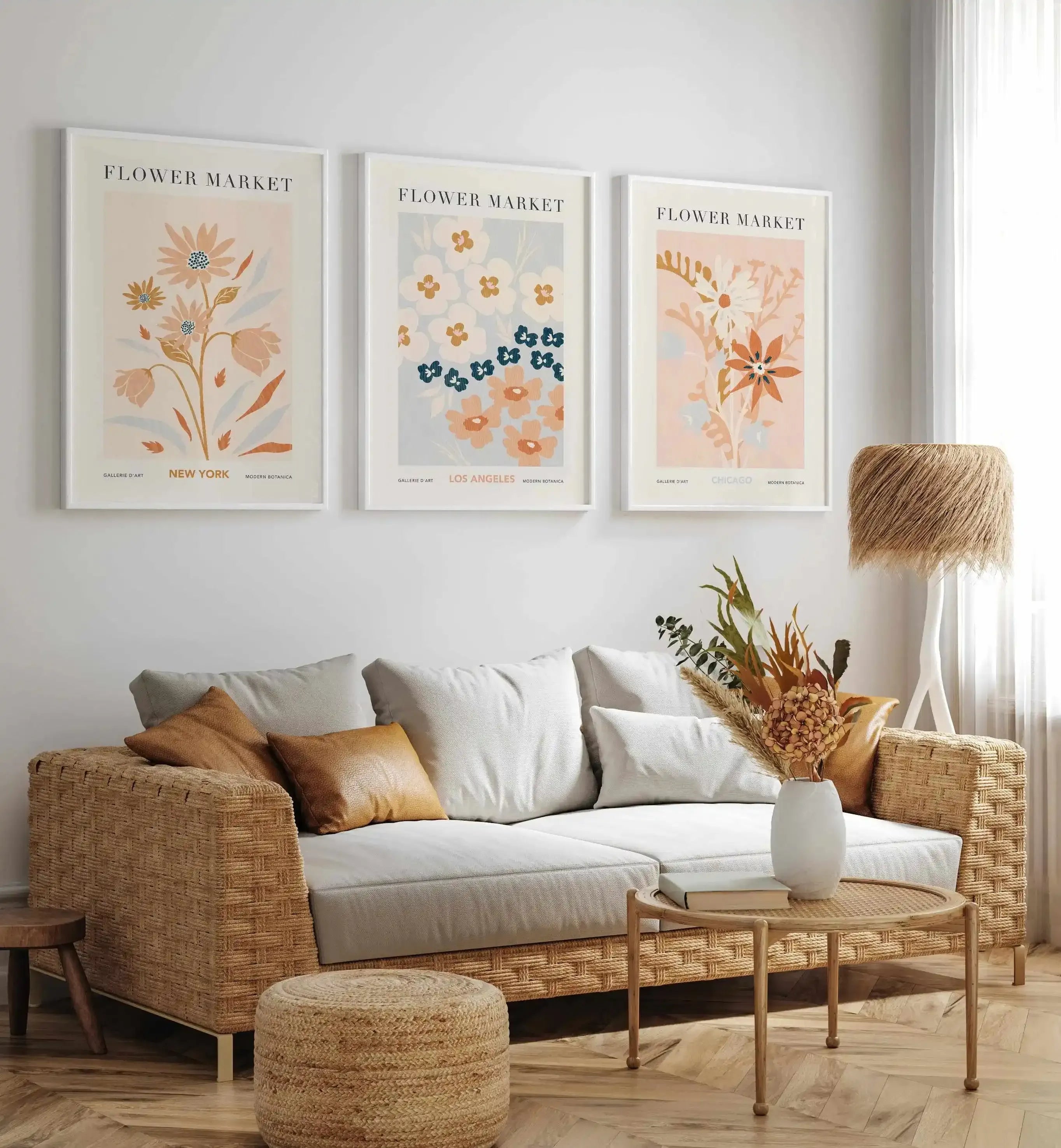 Flower Market Los Angeles Art Print-PRINT-Olive et Oriel-Olive et Oriel-Buy-Australian-Art-Prints-Online-with-Olive-et-Oriel-Your-Artwork-Specialists-Austrailia-Decorate-With-Coastal-Photo-Wall-Art-Prints-From-Our-Beach-House-Artwork-Collection-Fine-Poster-and-Framed-Artwork