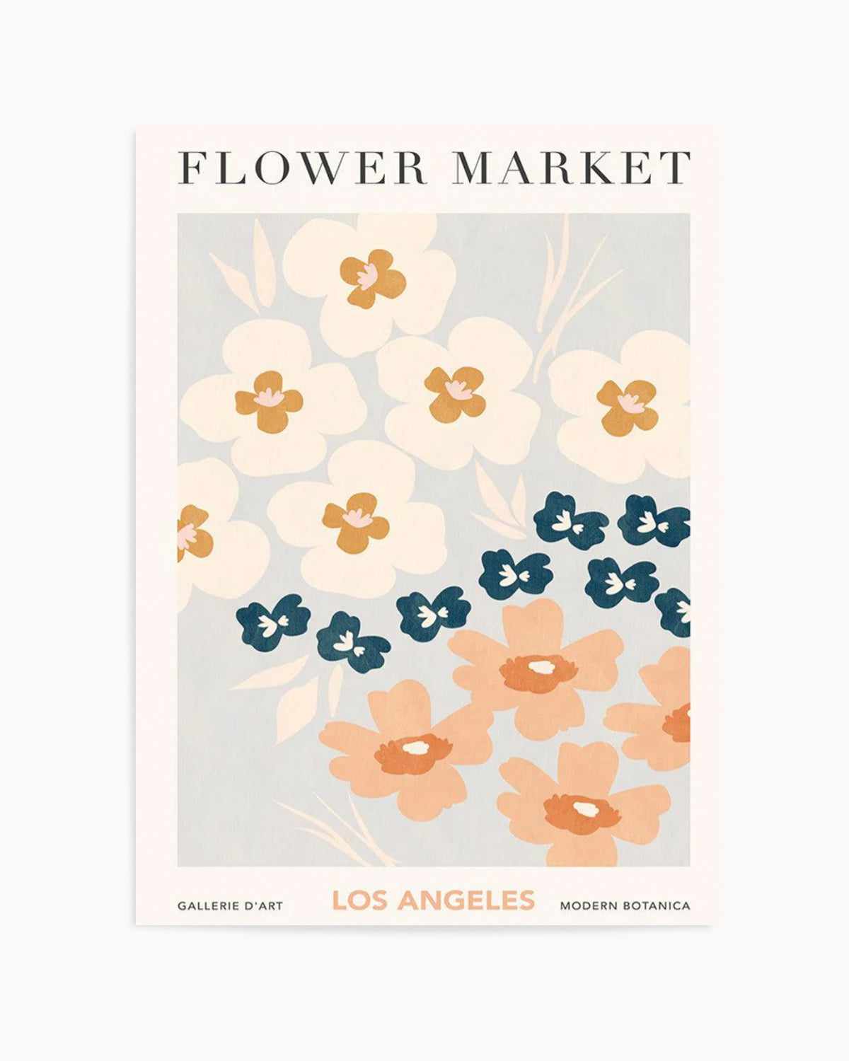 Flower Market Los Angeles Art Print