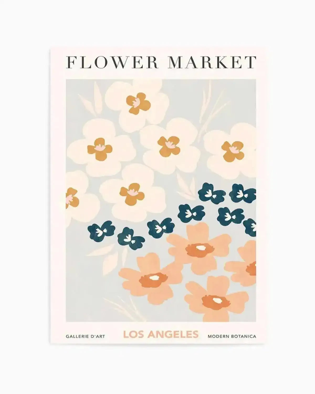 Flower Market Los Angeles Art Print from Olive et Oriel where you can shop wallpaper and artworks online