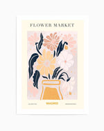 Flower Market Madrid Art Print