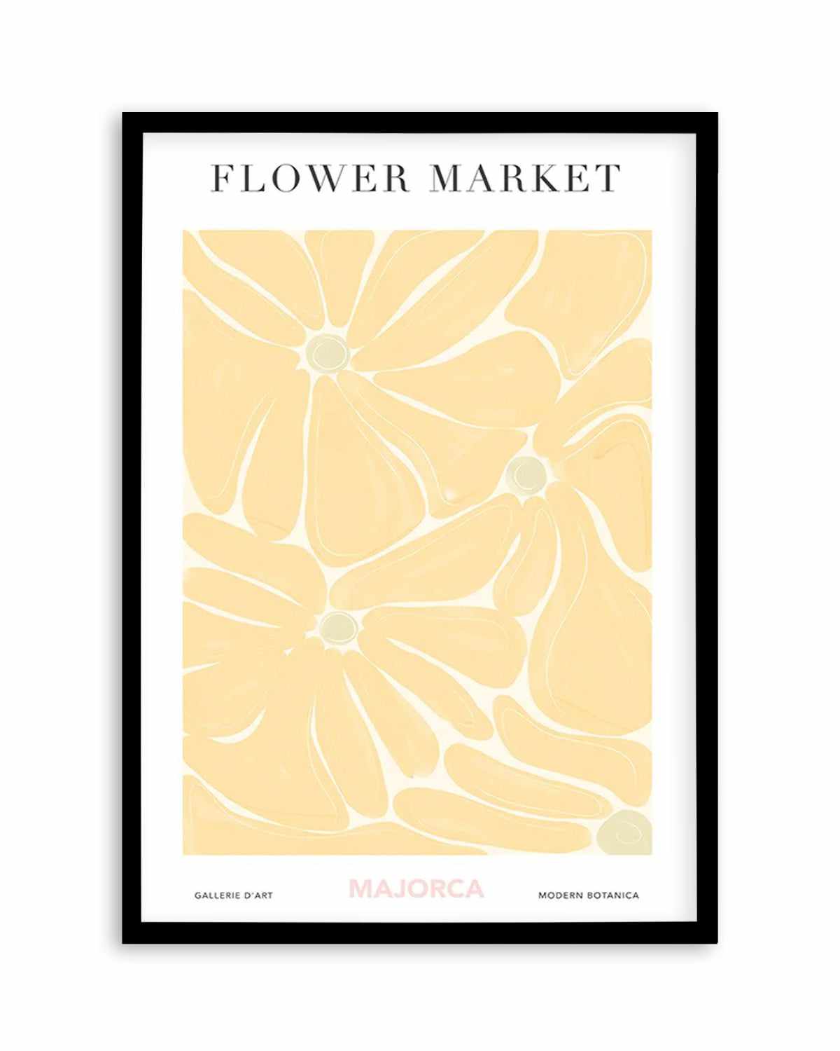 Flower Market Majorca Art Print