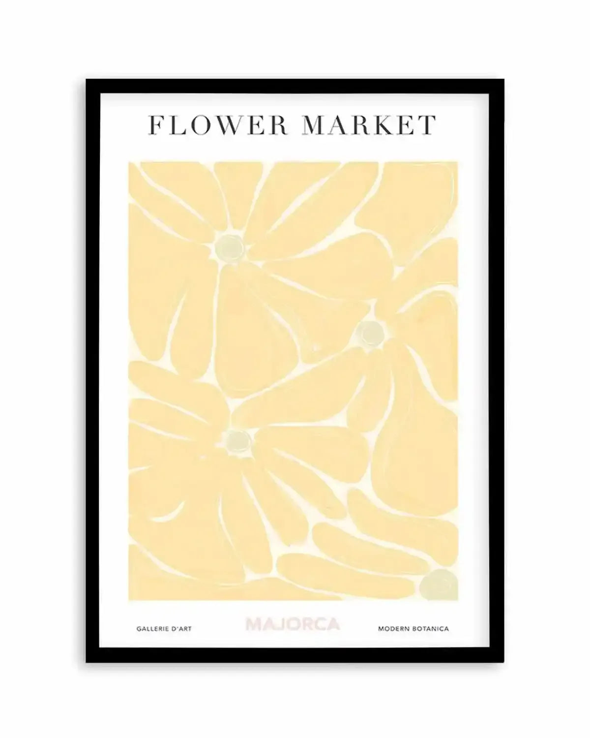 Flower Market Majorca Art Print from Olive et Oriel where you can shop wallpaper and artworks online