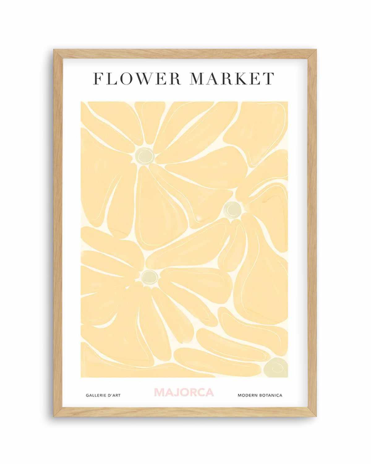 Flower Market Majorca Art Print