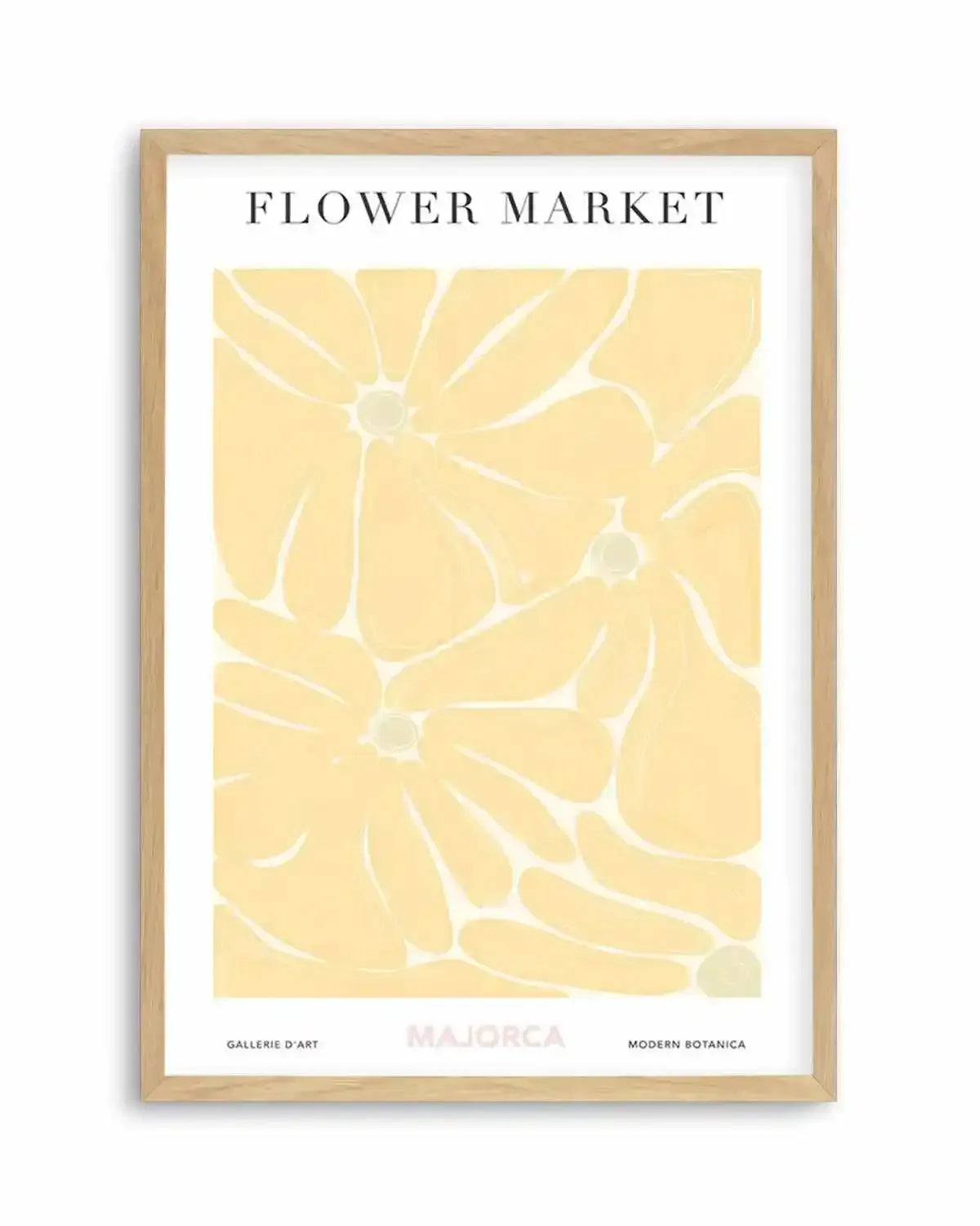 Flower Market Majorca Art Print from Olive et Oriel where you can shop wallpaper and artworks online