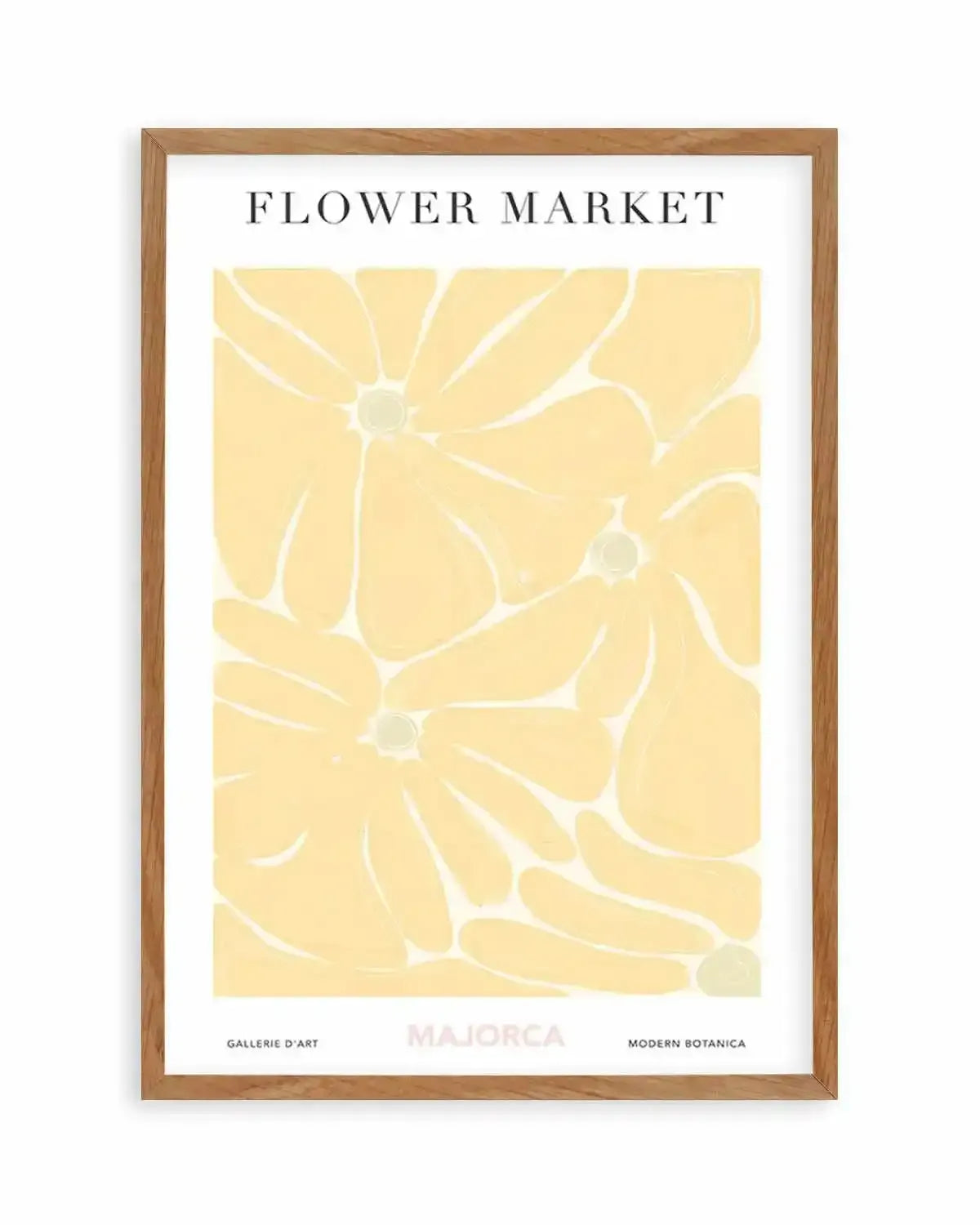 Flower Market Majorca Art Print from Olive et Oriel where you can shop wallpaper and artworks online
