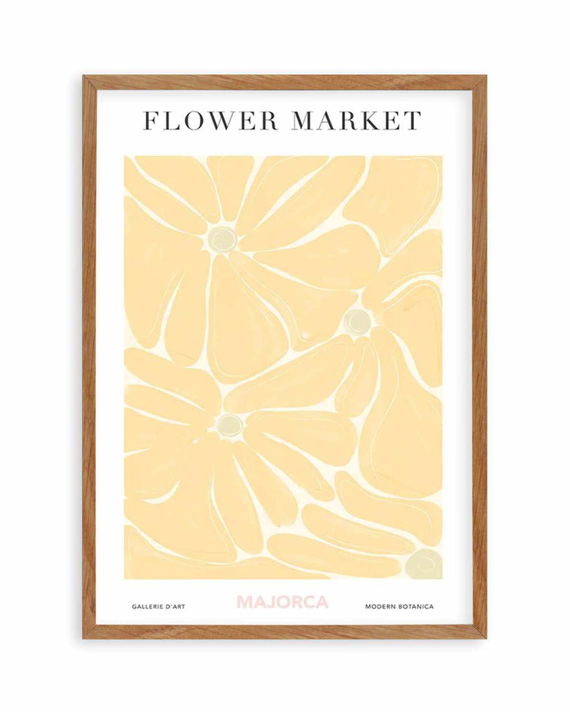 Flower Market Majorca Art Print
