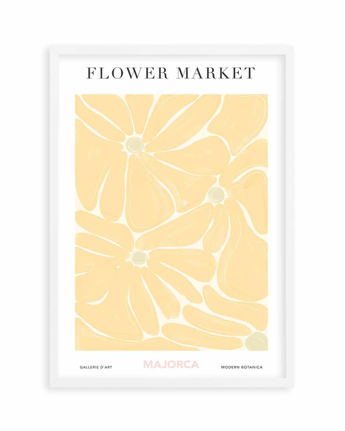 Flower Market Majorca Art Print