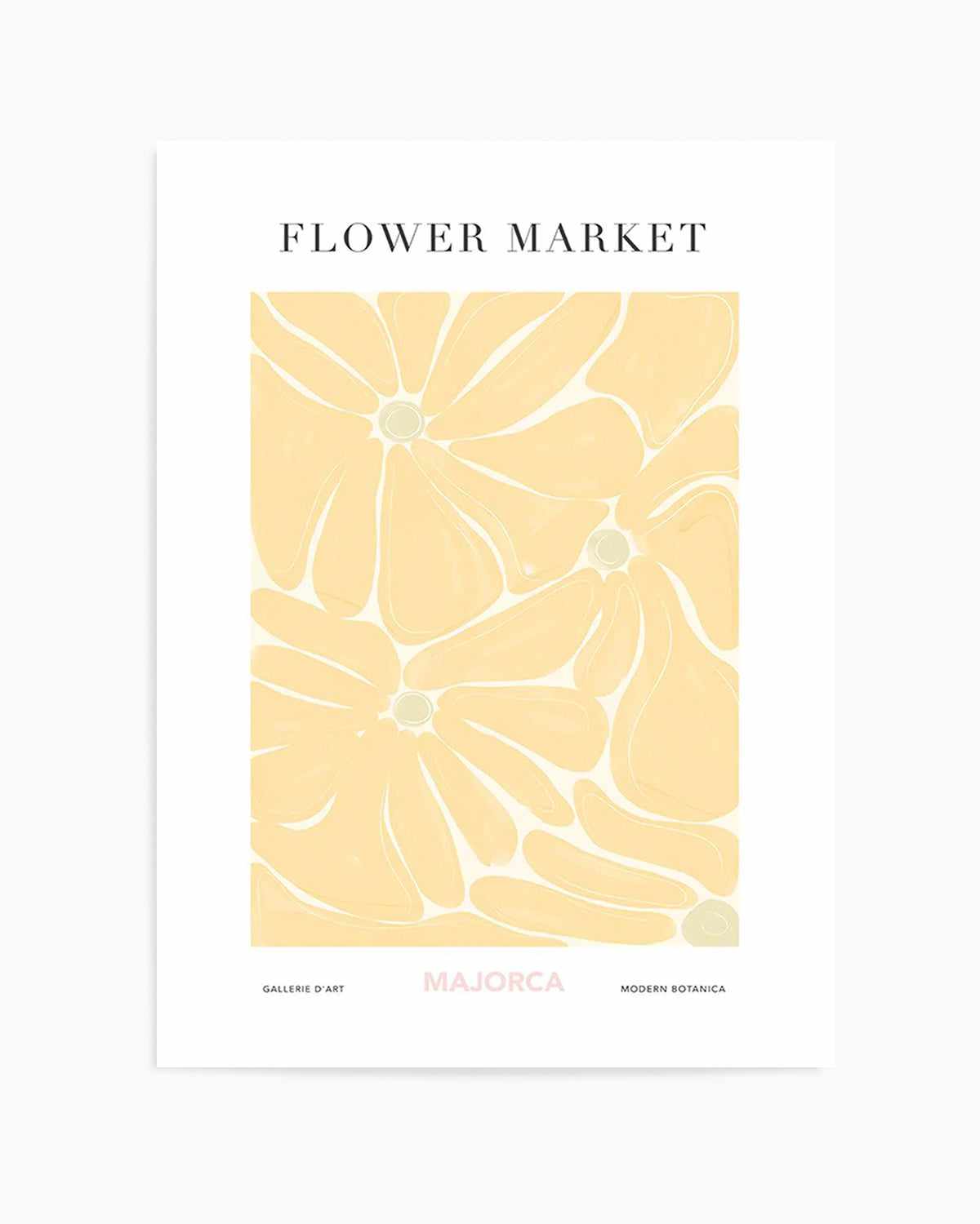 Flower Market Majorca Art Print