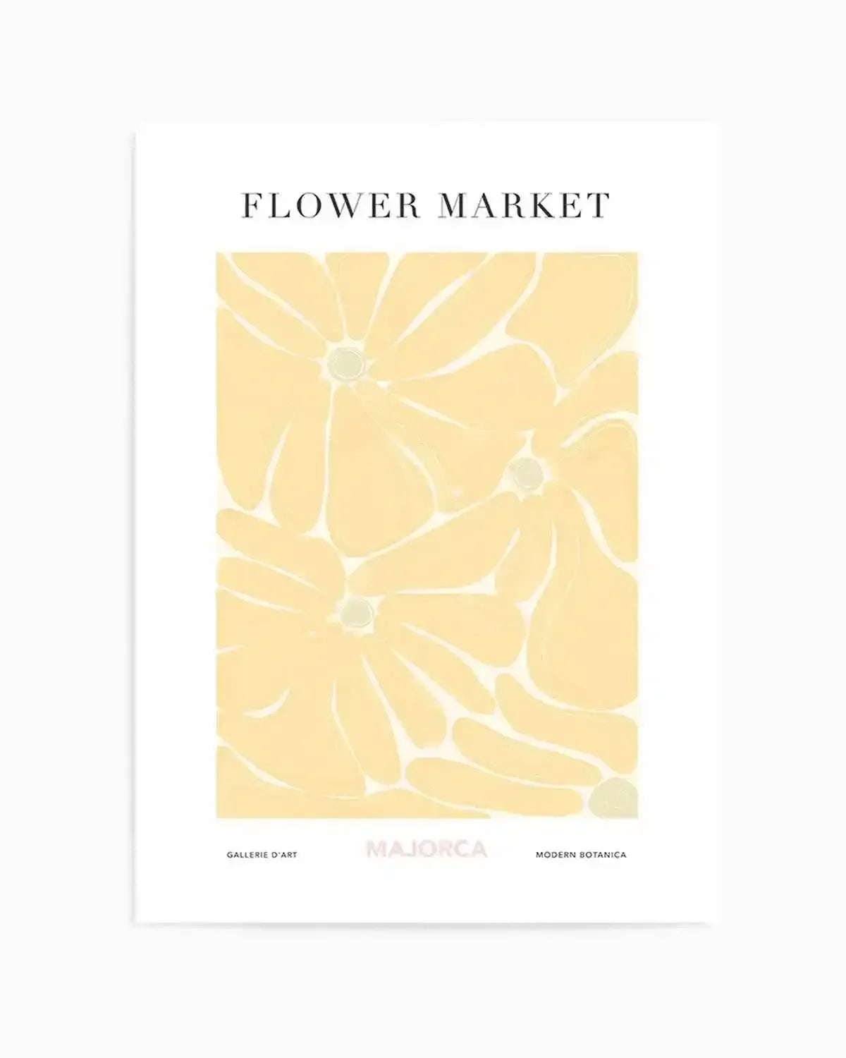 Flower Market Majorca Art Print from Olive et Oriel where you can shop wallpaper and artworks online