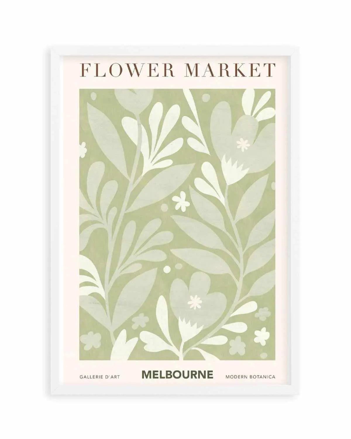 Flower Market Melbourne Art Print from Olive et Oriel where you can shop wallpaper and artworks online