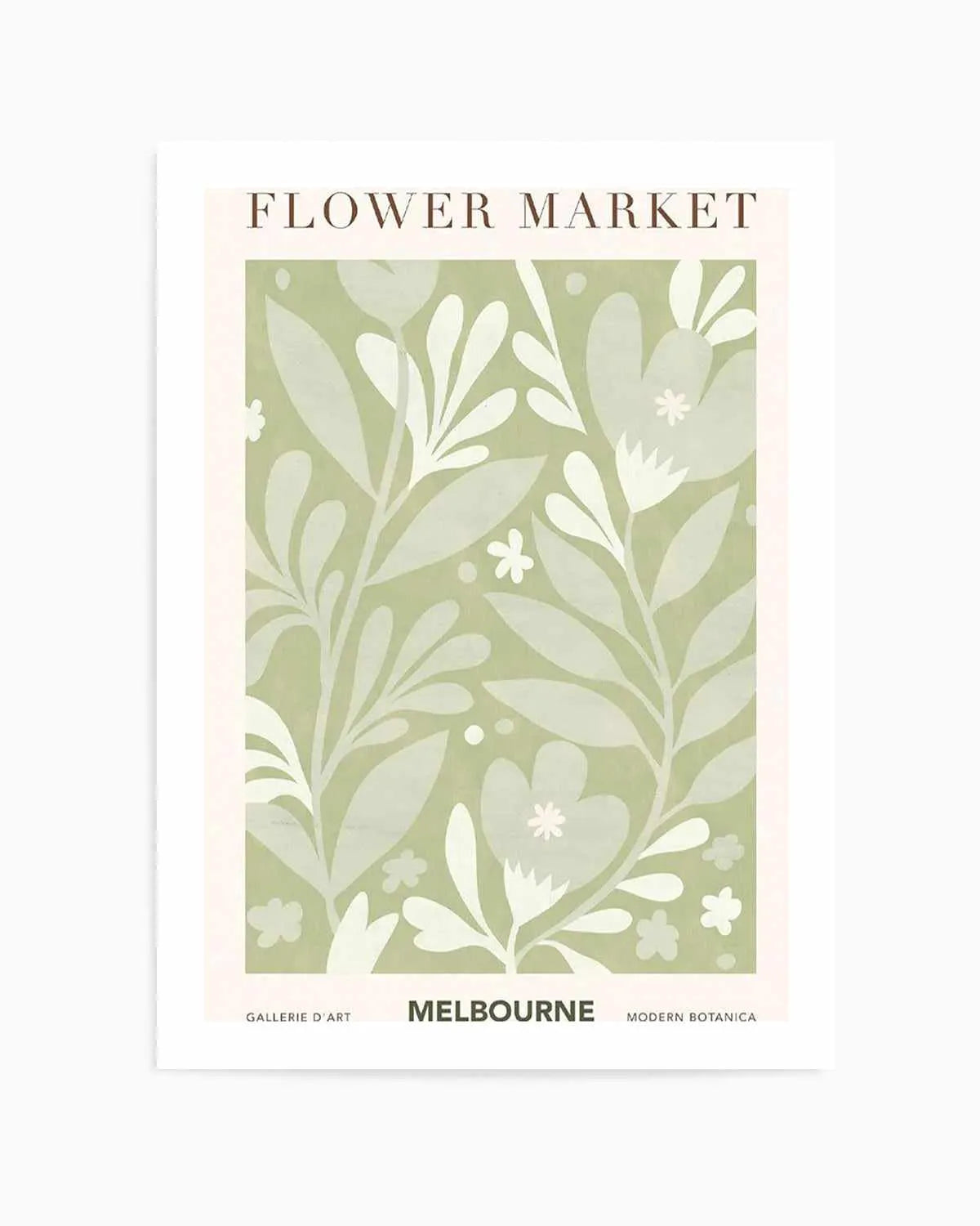 Flower Market Melbourne Art Print from Olive et Oriel where you can shop wallpaper and artworks online