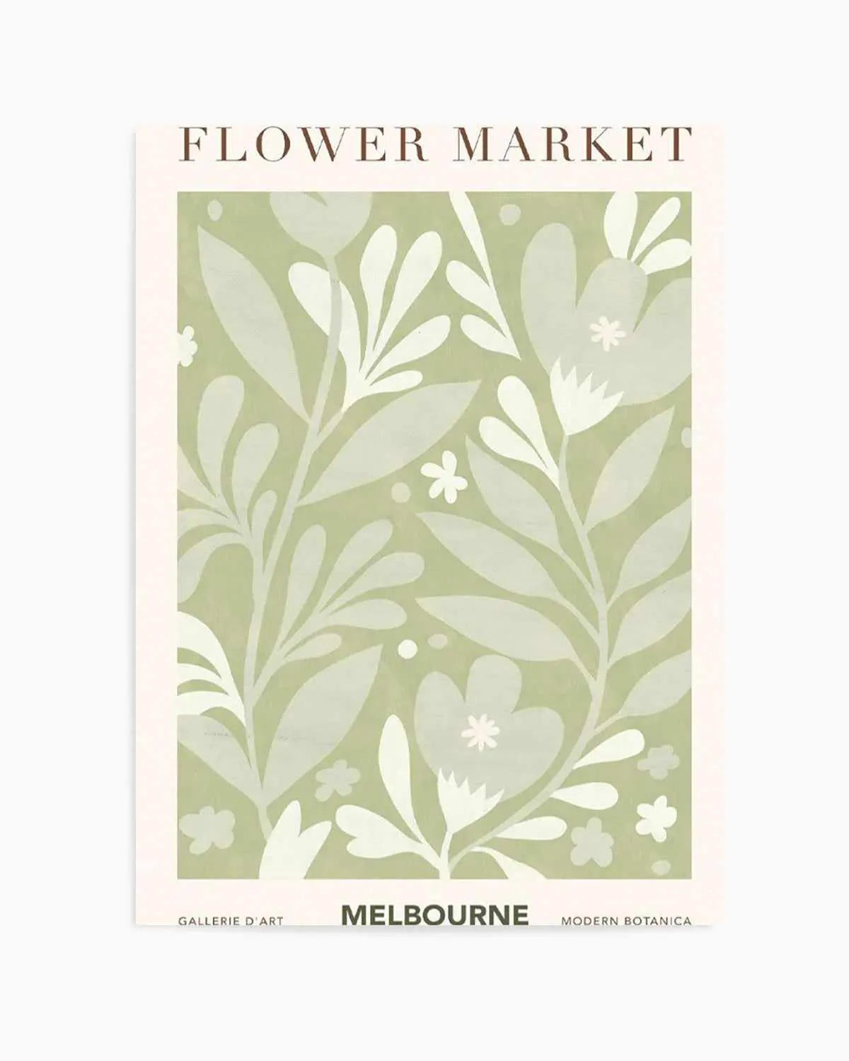 Flower Market Melbourne Art Print from Olive et Oriel where you can shop wallpaper and artworks online