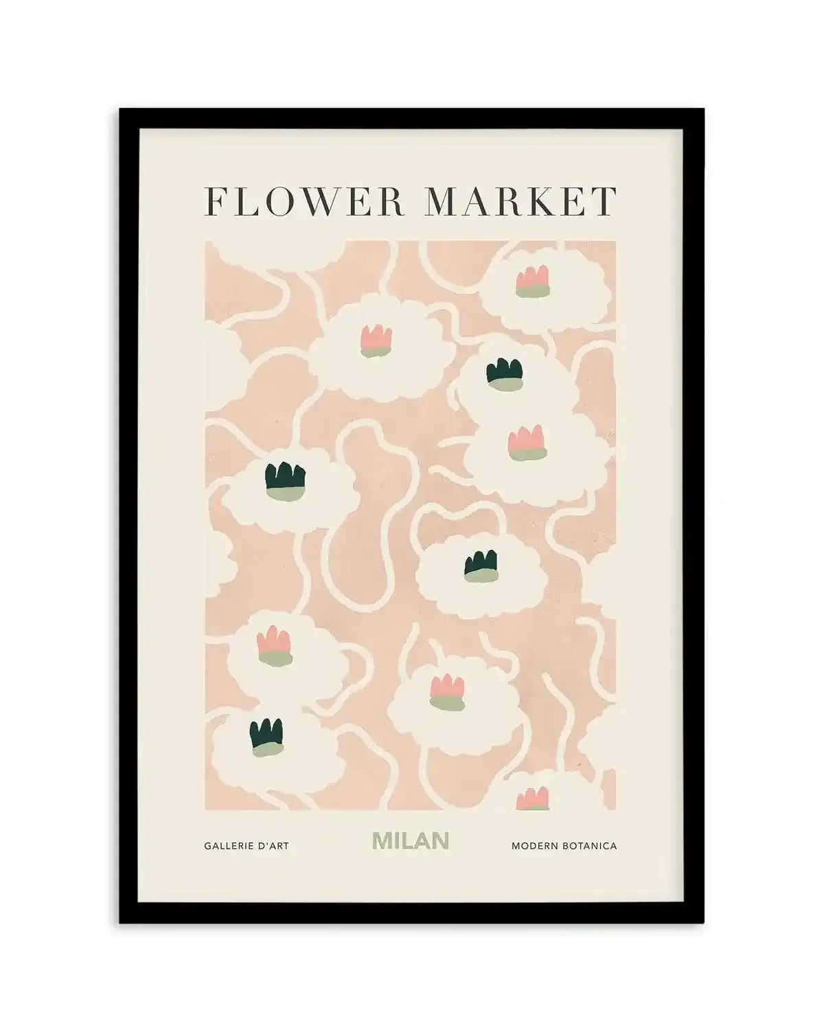 Flower Market Milan Art Print-PRINT-Olive et Oriel-Olive et Oriel-A5 | 5.8" x 8.3" | 14.8 x 21cm-Black-With White Border-Buy-Australian-Art-Prints-Online-with-Olive-et-Oriel-Your-Artwork-Specialists-Austrailia-Decorate-With-Coastal-Photo-Wall-Art-Prints-From-Our-Beach-House-Artwork-Collection-Fine-Poster-and-Framed-Artwork
