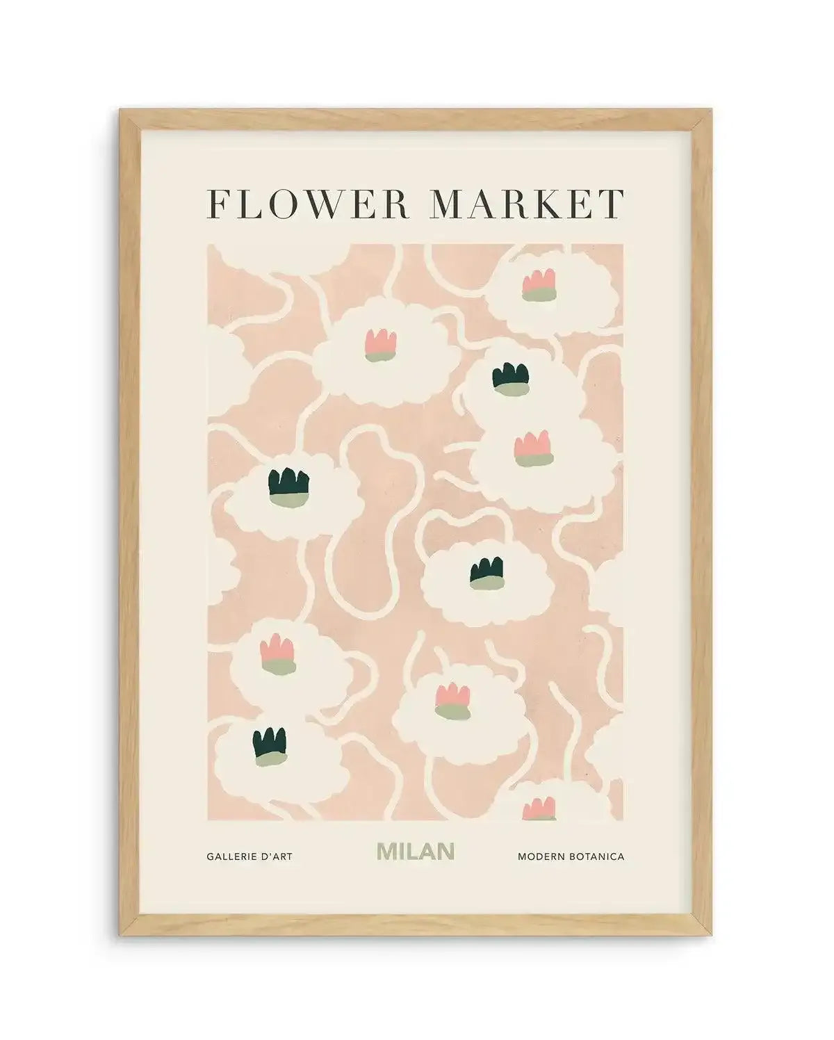 Flower Market Milan Art Print-PRINT-Olive et Oriel-Olive et Oriel-A5 | 5.8" x 8.3" | 14.8 x 21cm-Oak-With White Border-Buy-Australian-Art-Prints-Online-with-Olive-et-Oriel-Your-Artwork-Specialists-Austrailia-Decorate-With-Coastal-Photo-Wall-Art-Prints-From-Our-Beach-House-Artwork-Collection-Fine-Poster-and-Framed-Artwork