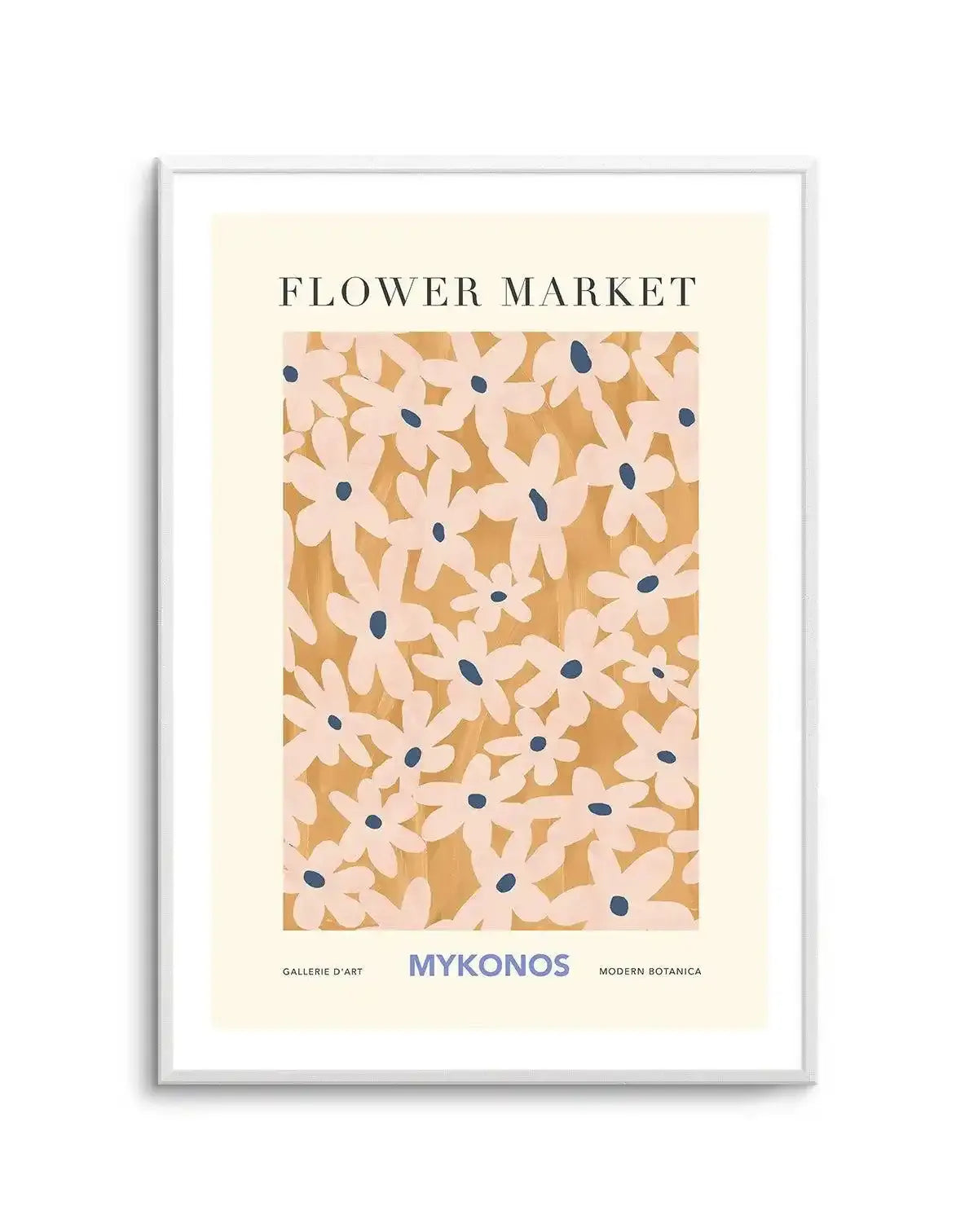 Flower Market Mykonos Art Print-PRINT-Olive et Oriel-Olive et Oriel-Buy-Australian-Art-Prints-Online-with-Olive-et-Oriel-Your-Artwork-Specialists-Austrailia-Decorate-With-Coastal-Photo-Wall-Art-Prints-From-Our-Beach-House-Artwork-Collection-Fine-Poster-and-Framed-Artwork