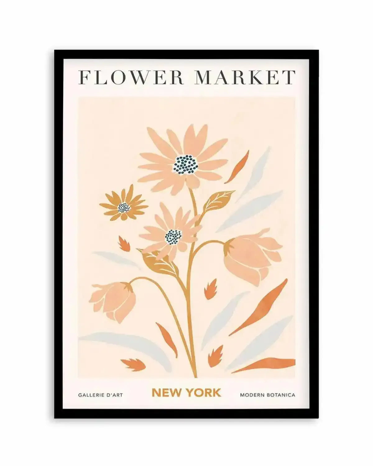 Flower Market New York Art Print from Olive et Oriel where you can shop wallpaper and artworks online