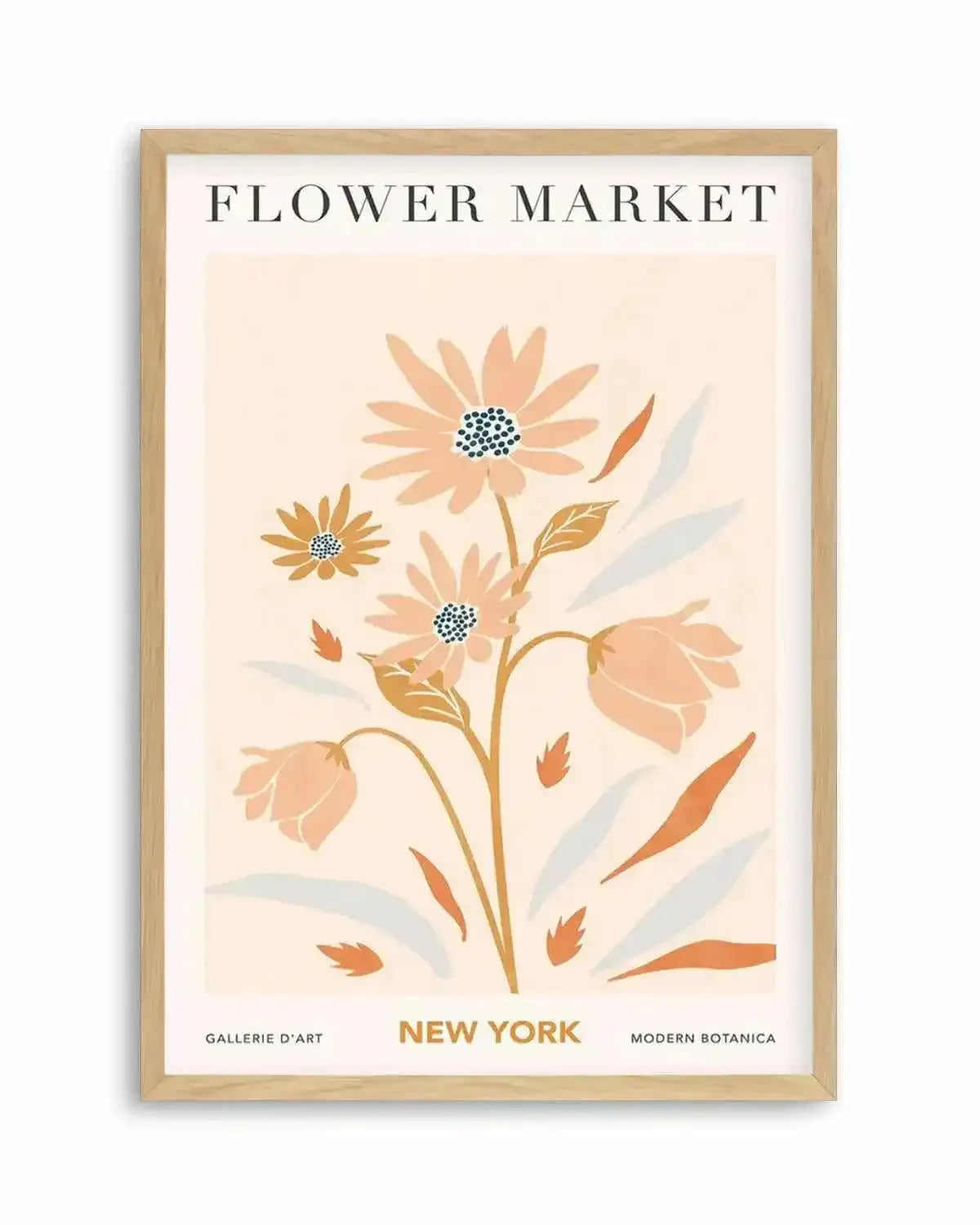 Flower Market New York Art Print from Olive et Oriel where you can shop wallpaper and artworks online