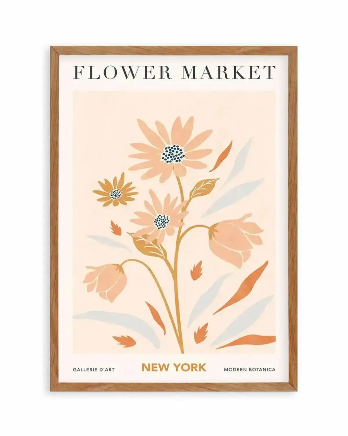 Flower Market New York Art Print from Olive et Oriel where you can shop wallpaper and artworks online