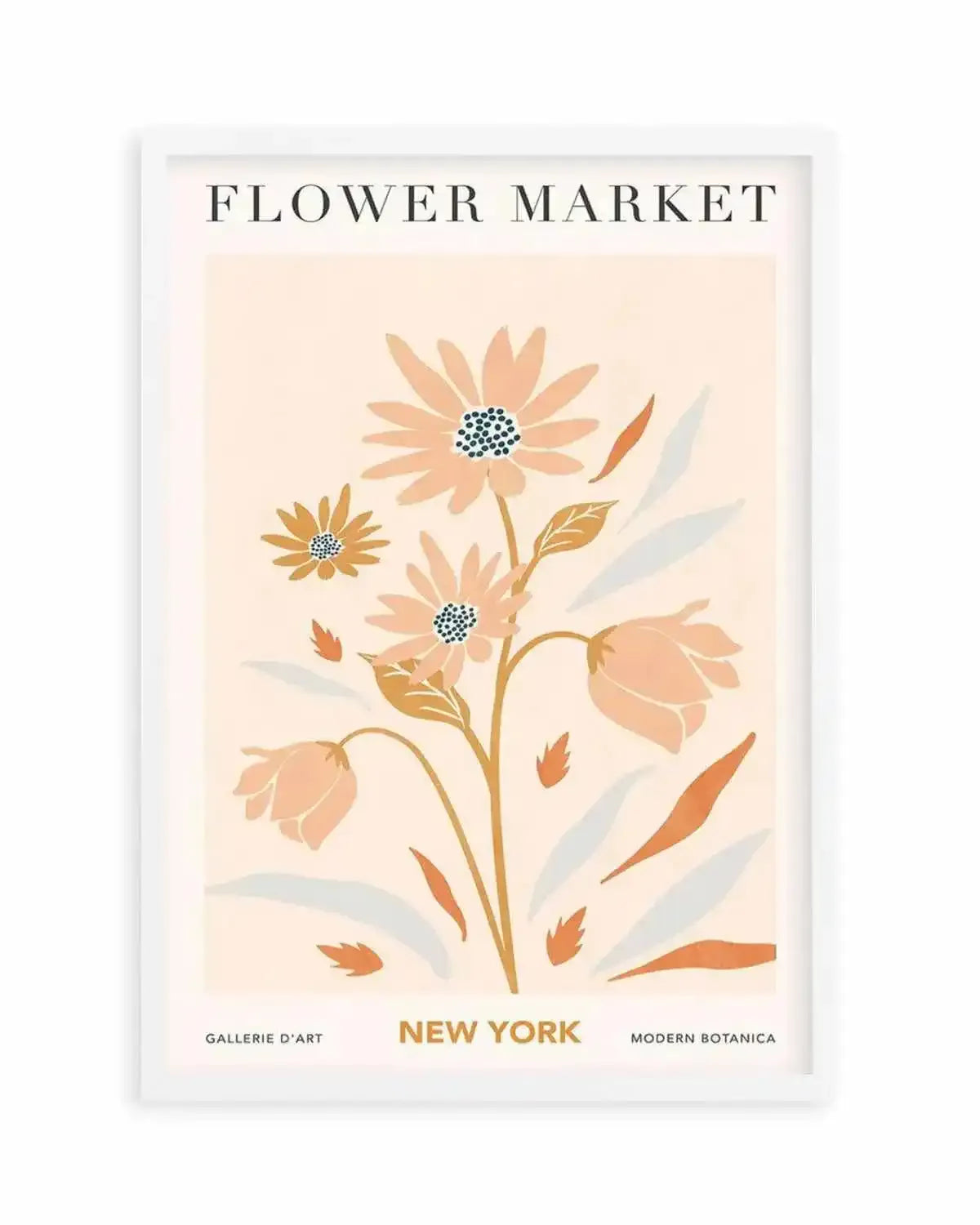 Flower Market New York Art Print from Olive et Oriel where you can shop wallpaper and artworks online