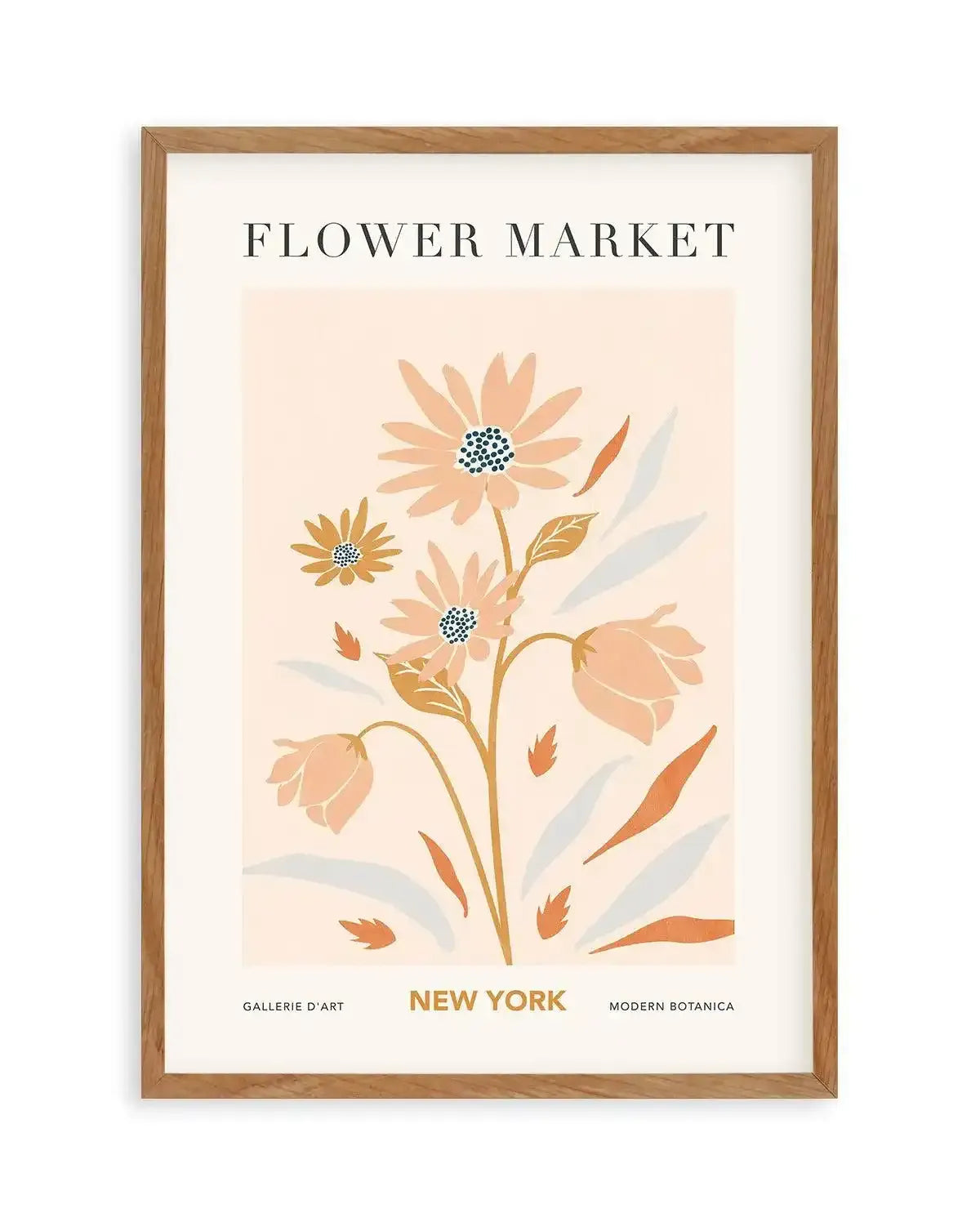Flower Market New York Art Print-PRINT-Olive et Oriel-Olive et Oriel-50x70 cm | 19.6" x 27.5"-Walnut-With White Border-Buy-Australian-Art-Prints-Online-with-Olive-et-Oriel-Your-Artwork-Specialists-Austrailia-Decorate-With-Coastal-Photo-Wall-Art-Prints-From-Our-Beach-House-Artwork-Collection-Fine-Poster-and-Framed-Artwork