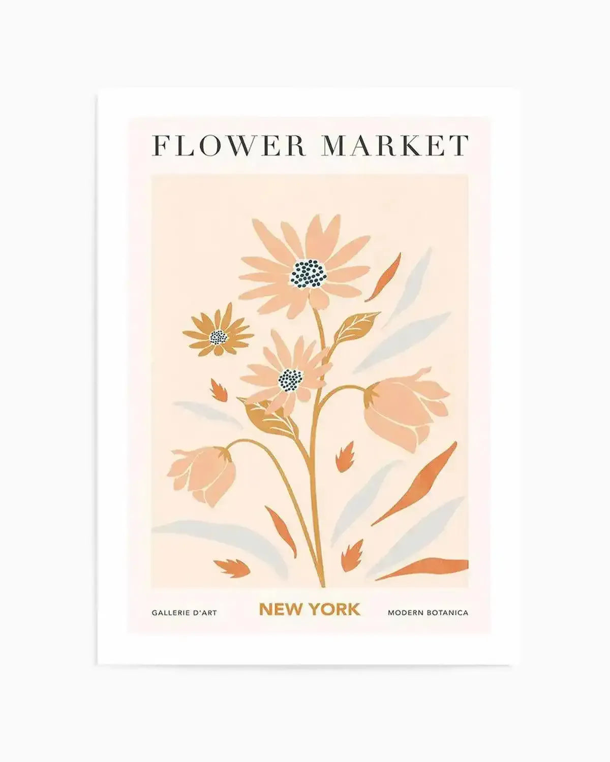 Flower Market New York Art Print from Olive et Oriel where you can shop wallpaper and artworks online