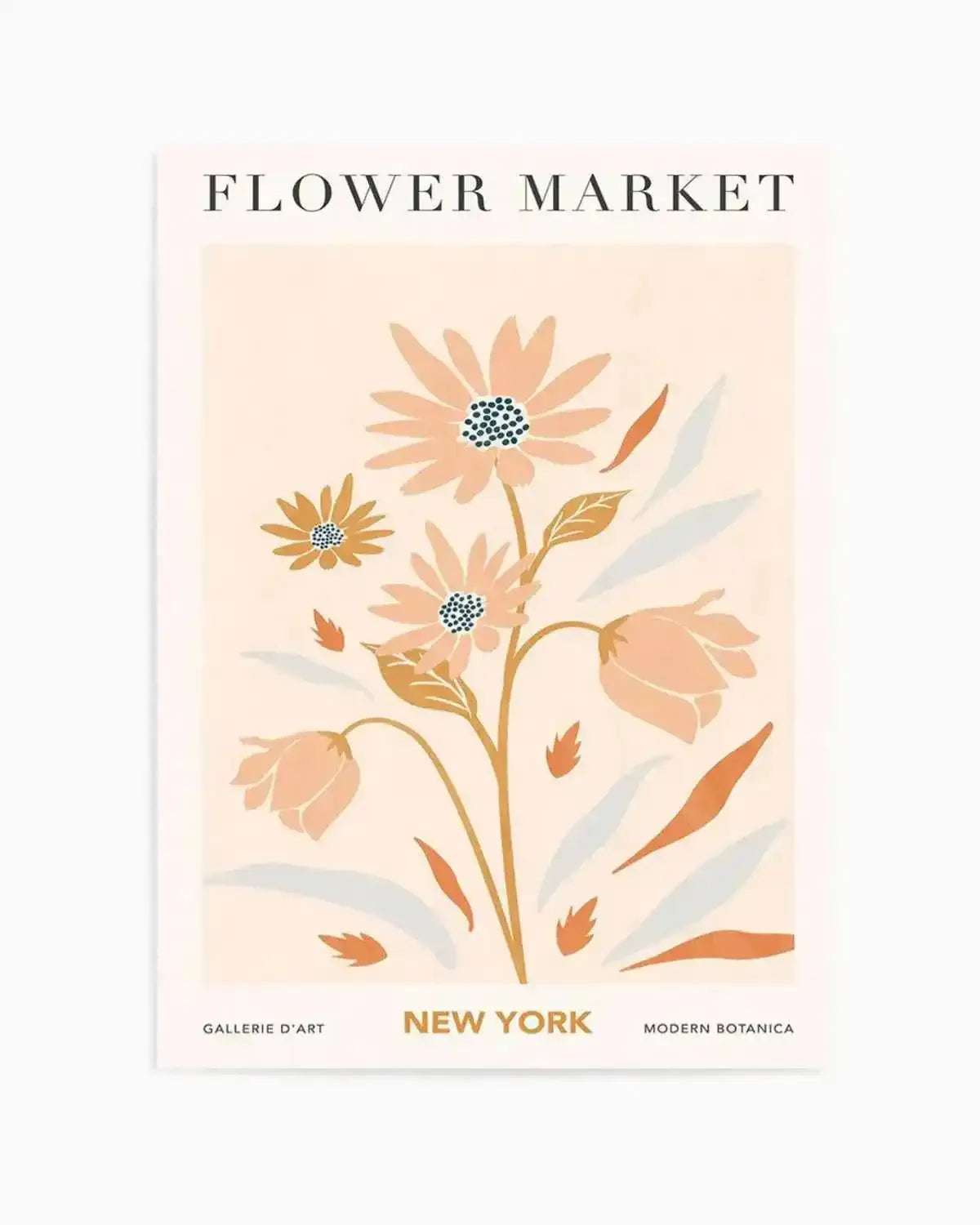 Flower Market New York Art Print from Olive et Oriel where you can shop wallpaper and artworks online