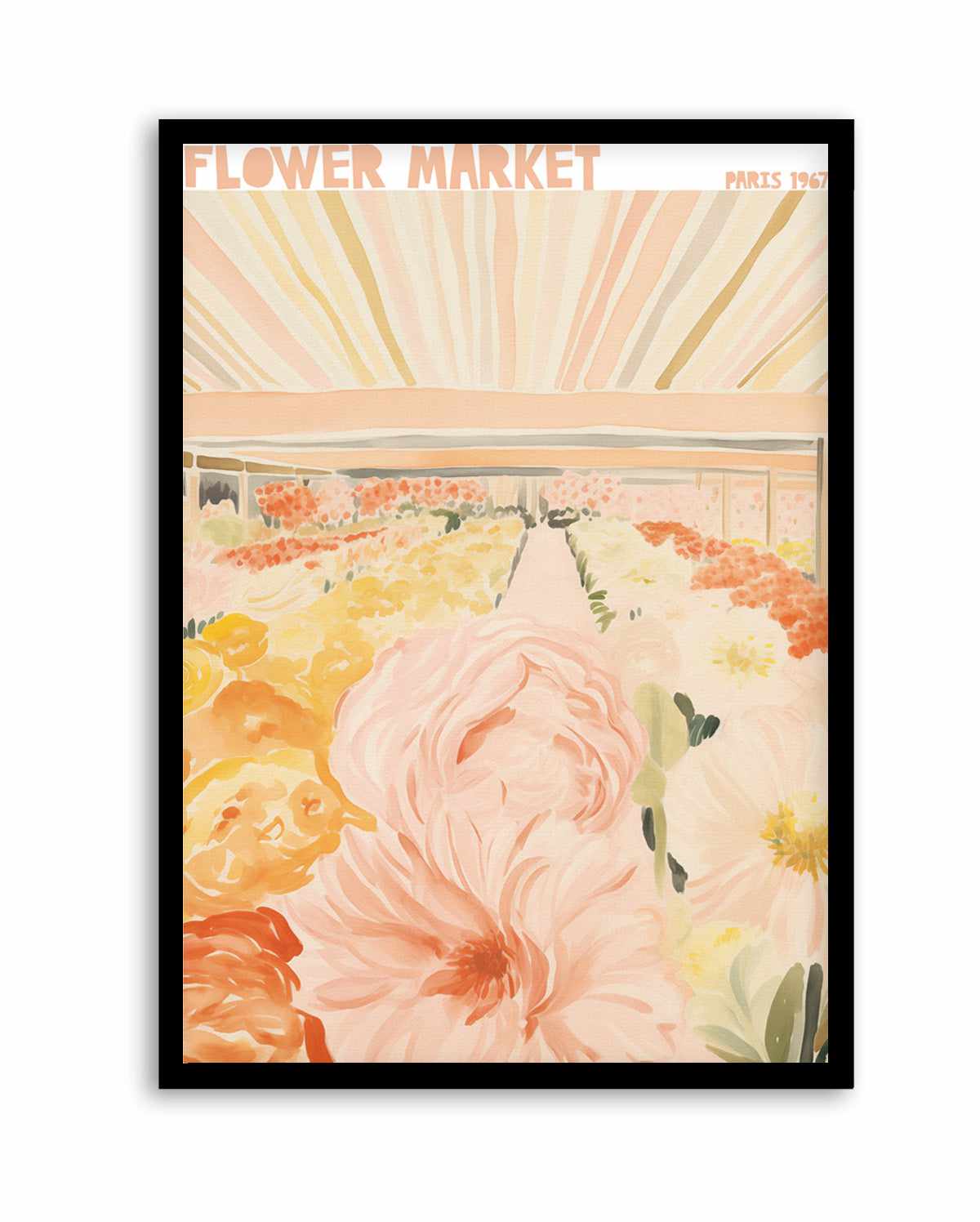 Flower Market Paris 67 | Art Print